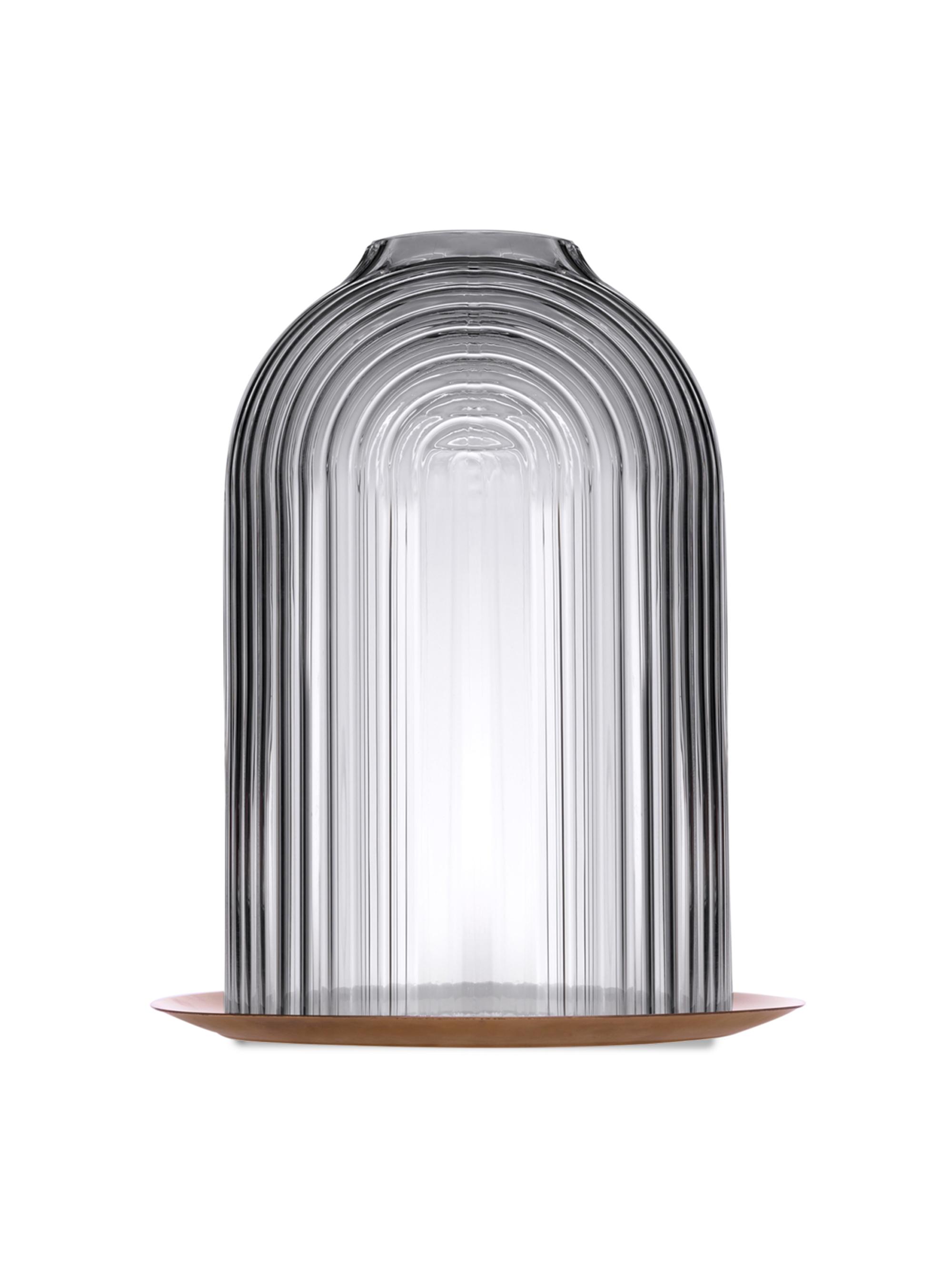 Nude Glass Ilo Crystal Candleholder - Clear