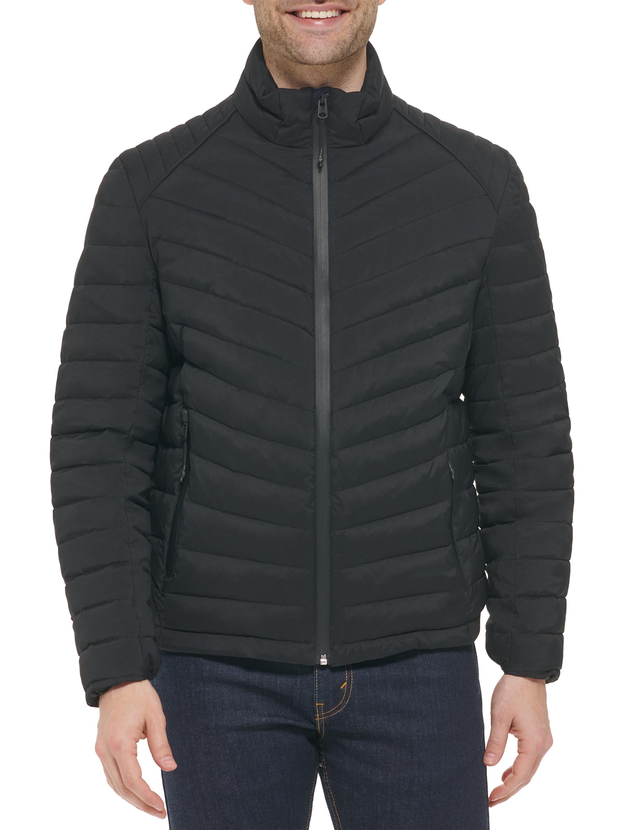 Cole Haan Men's Quilted Zip-Up Jacket - Green