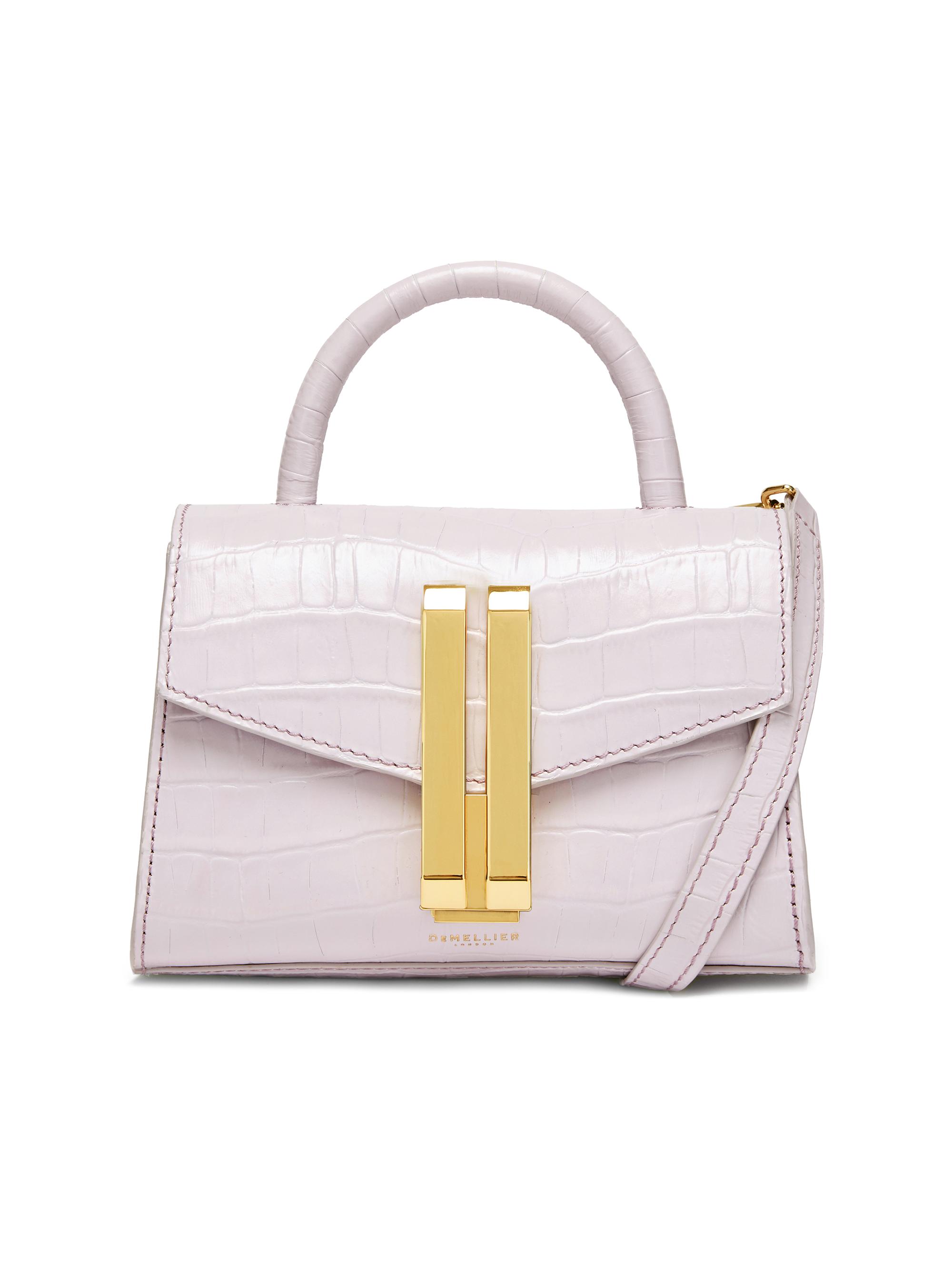 コナコナ　サントノーレ　オルセーカレミディアム DeMellier Nano Montreal Croc-Embossed Leather Bag | Saks Fifth Avenue