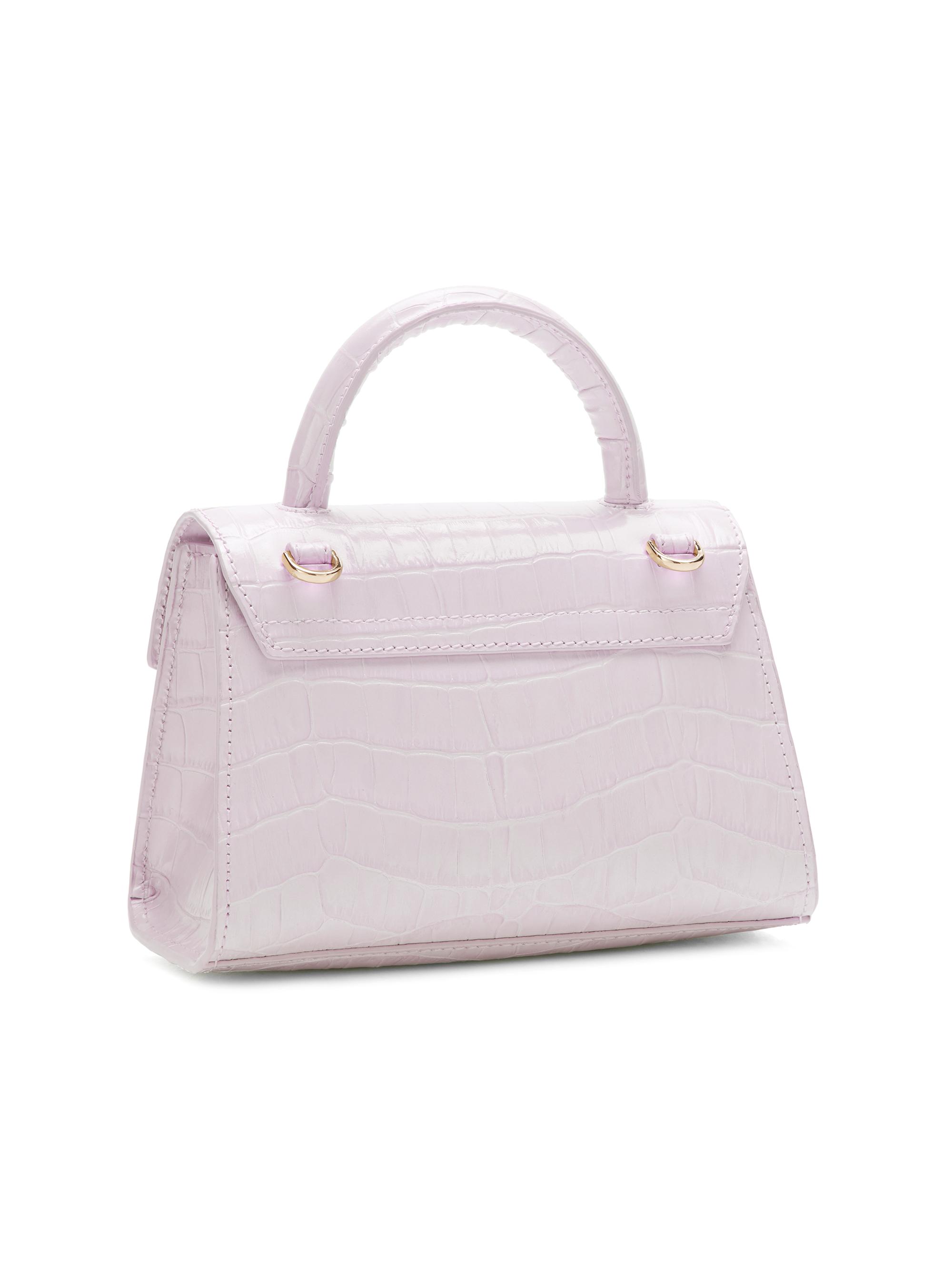 コナコナ　サントノーレ　オルセーカレミディアム DeMellier Nano Montreal Croc-Embossed Leather Bag | Saks Fifth Avenue
