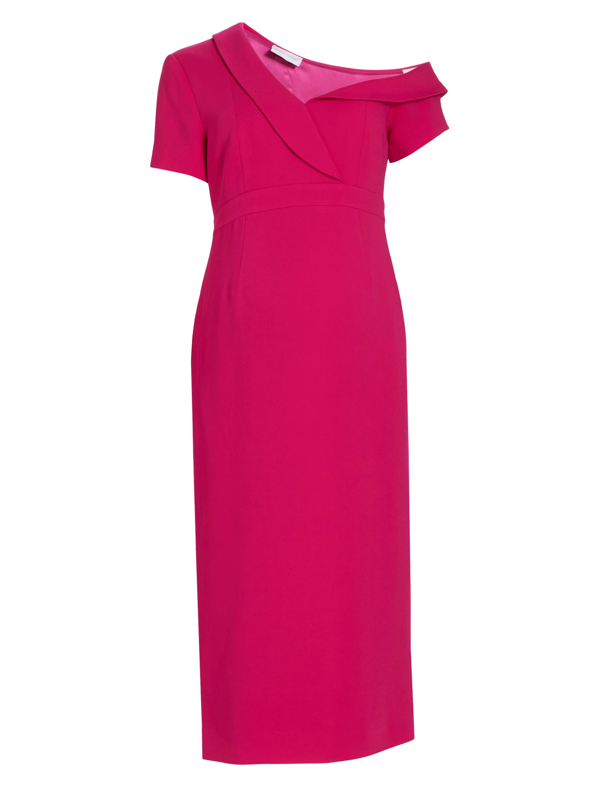 Emilia George Women's Lauren Off-The-Shoulder Dress - Rasberry Pink