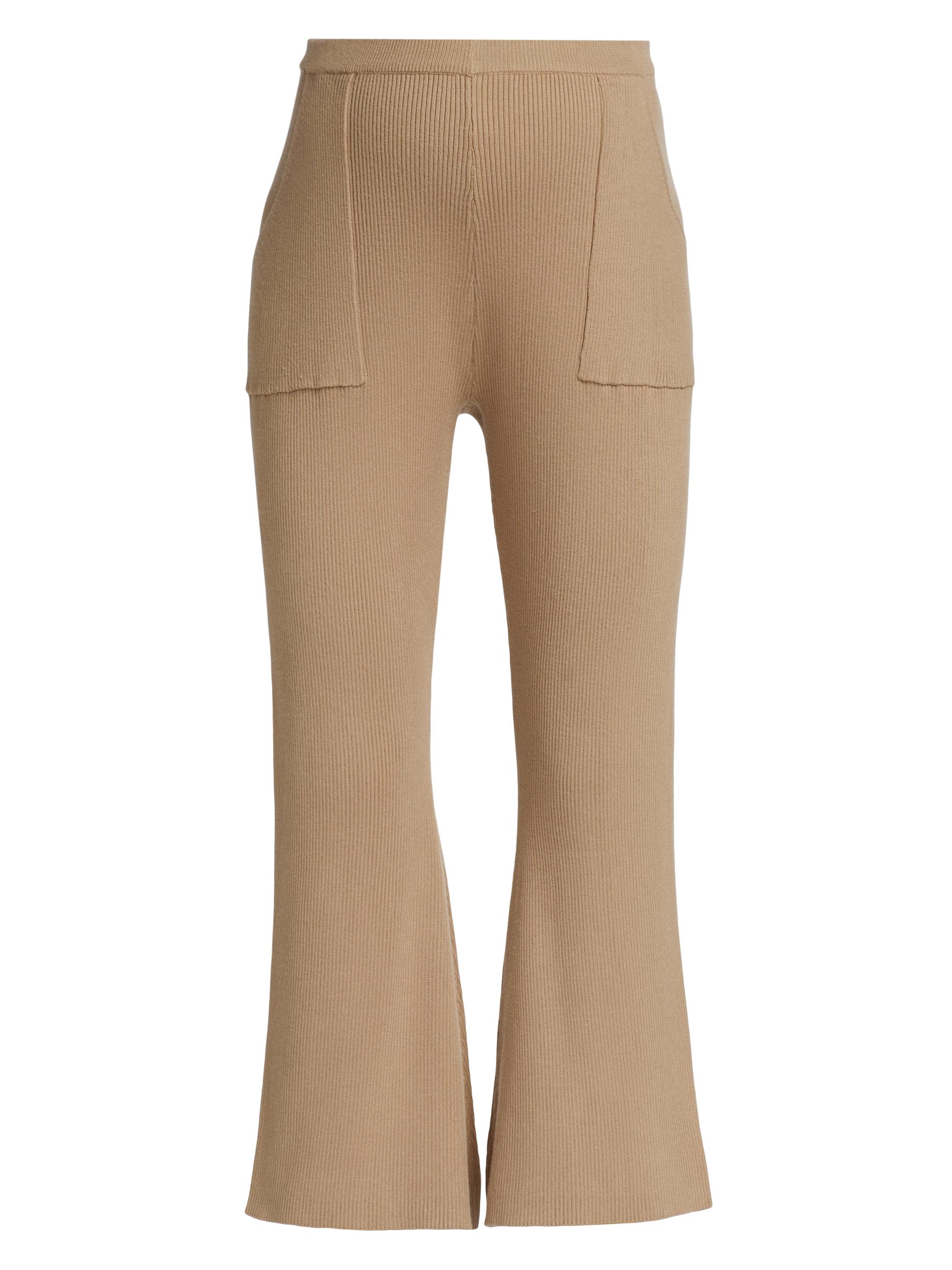 Emilia George Women's Chelsea Bootcut Pants - Dark Tan