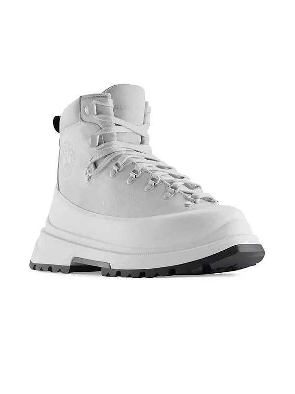 Canada Goose Men's Journey Leather Boots - White - Size 10