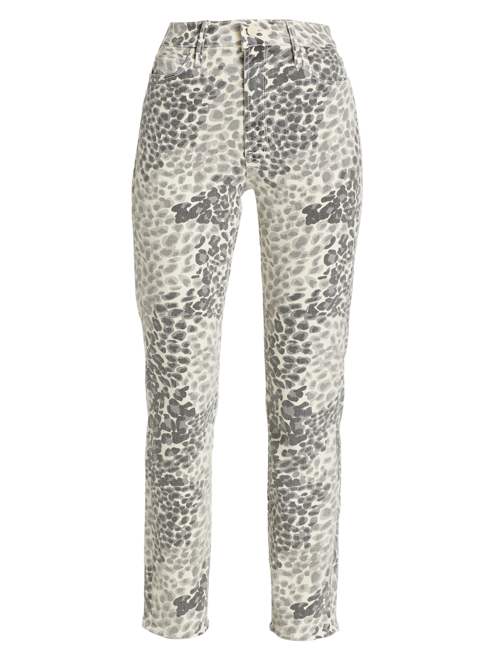 Mother Women's The Dazzler Printed Skinny Jeans - Shadow Leopard