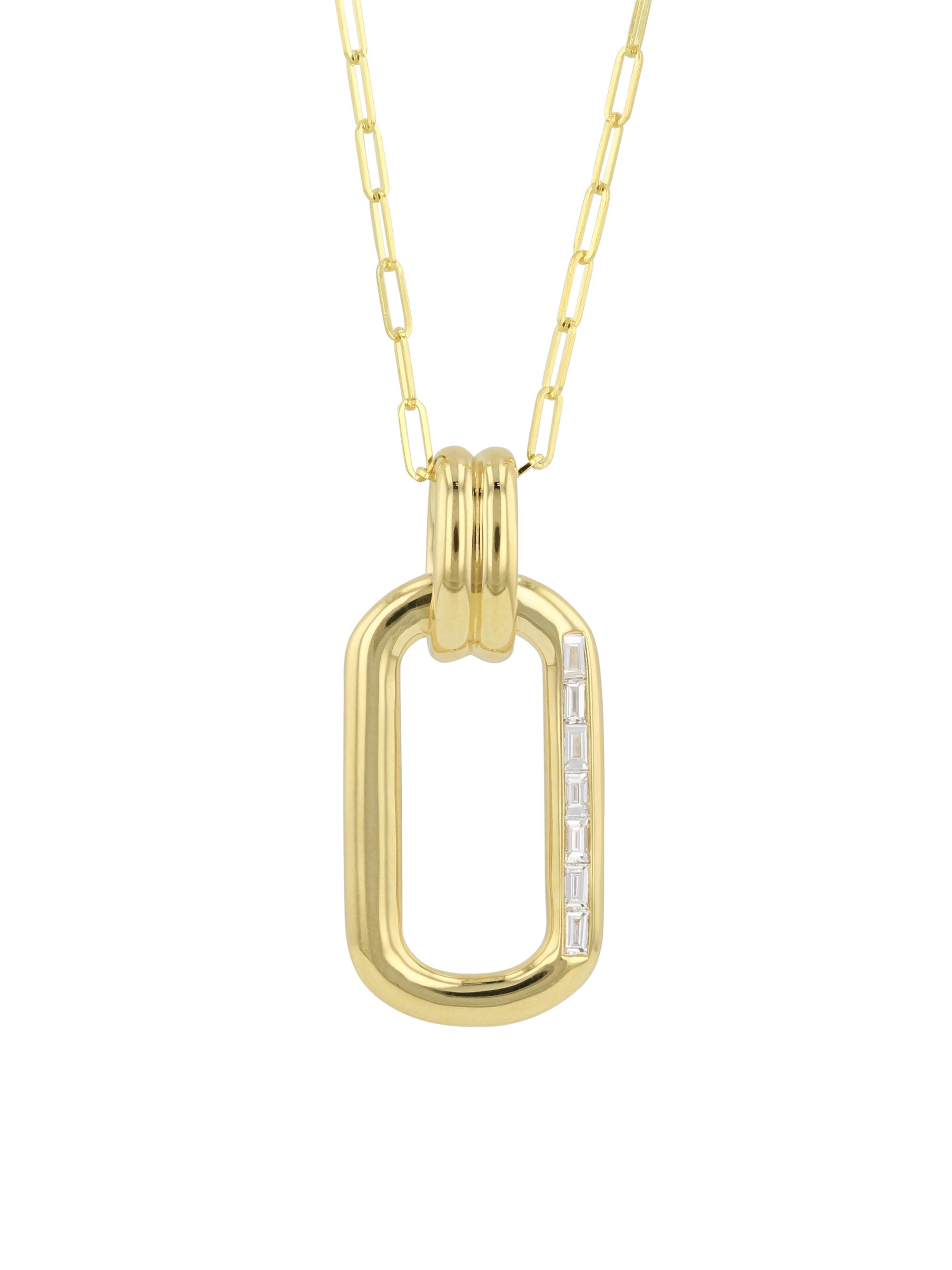 Phillips House Women's Link 14K Yellow Gold & 0.20 TCW Diamond Pendant Necklace - Yellow Gold