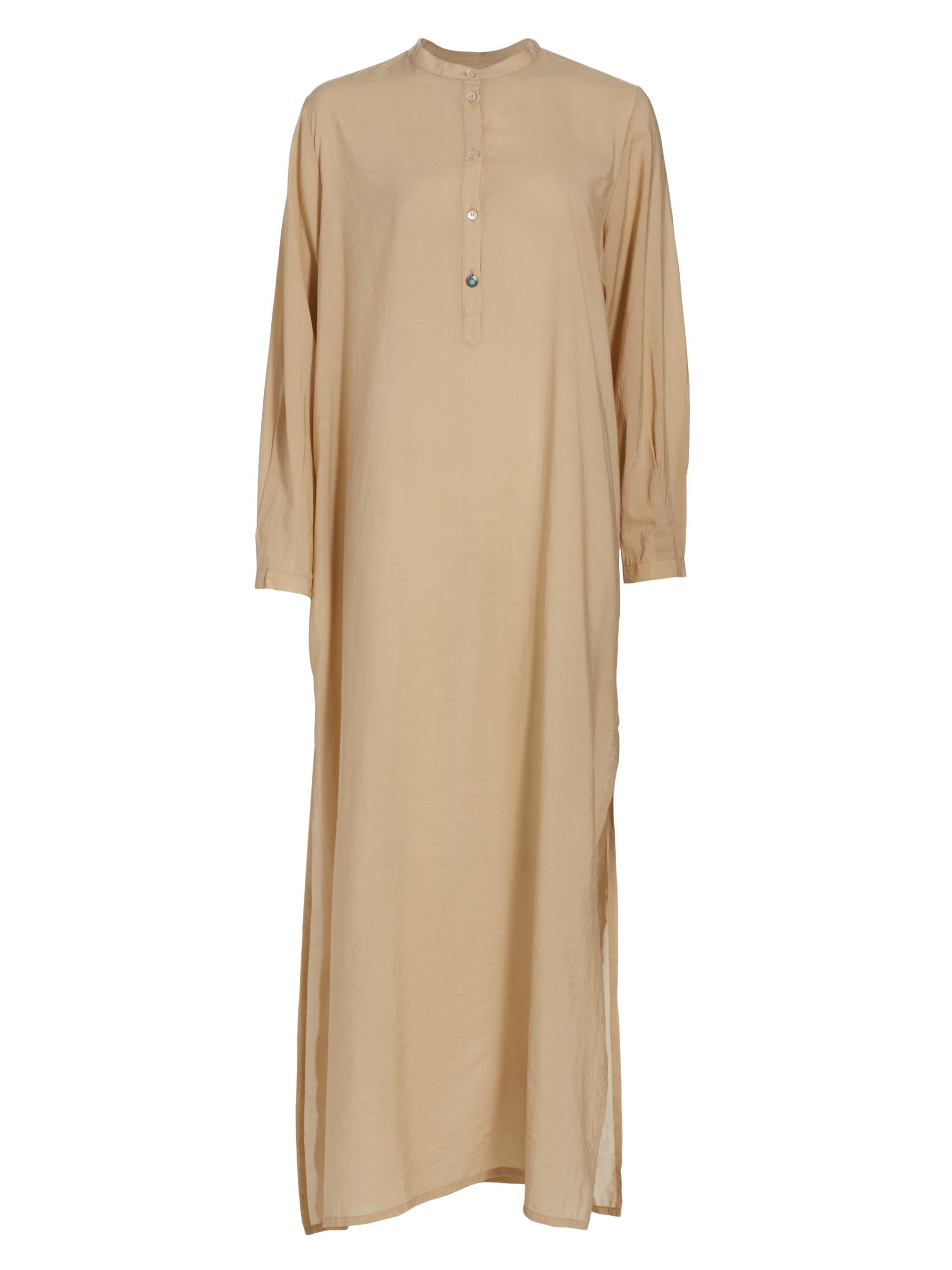 Fortela Women's Valery Long Split Caftan - Natural