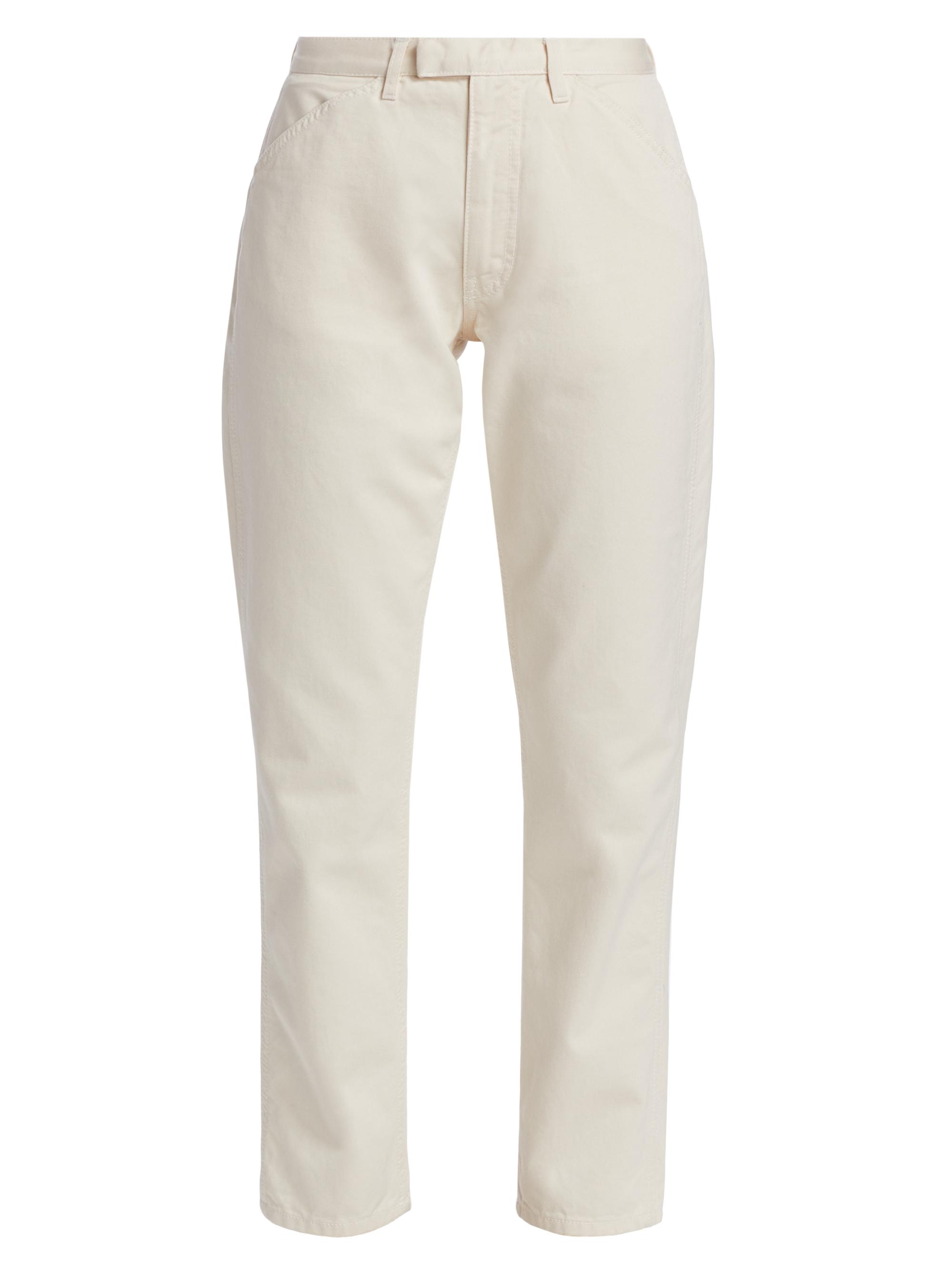 Fortela Women's MCQ Straight-Leg Pants - Off White