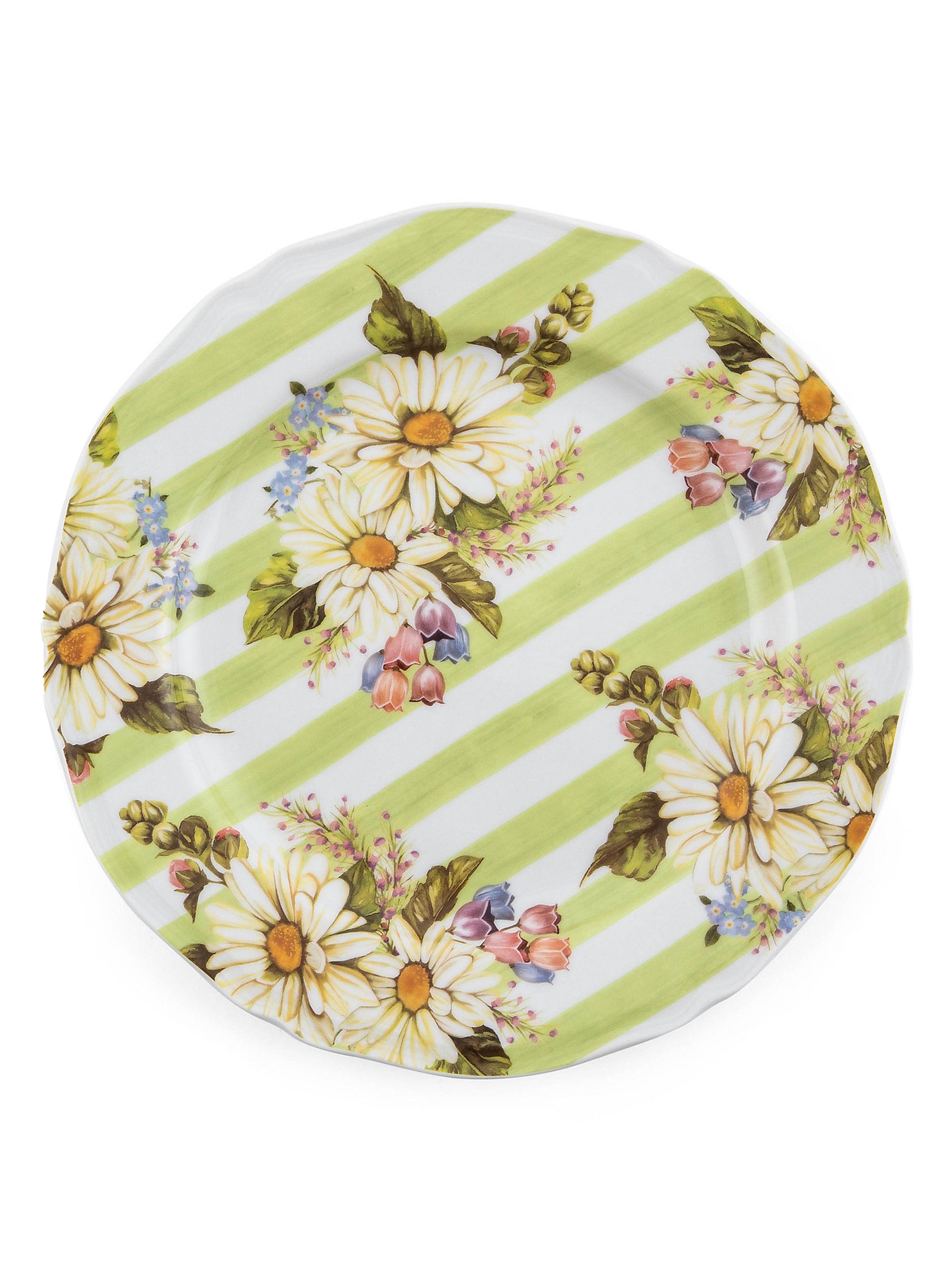 MacKenzie-Childs Wildflowers Dinner Plate
