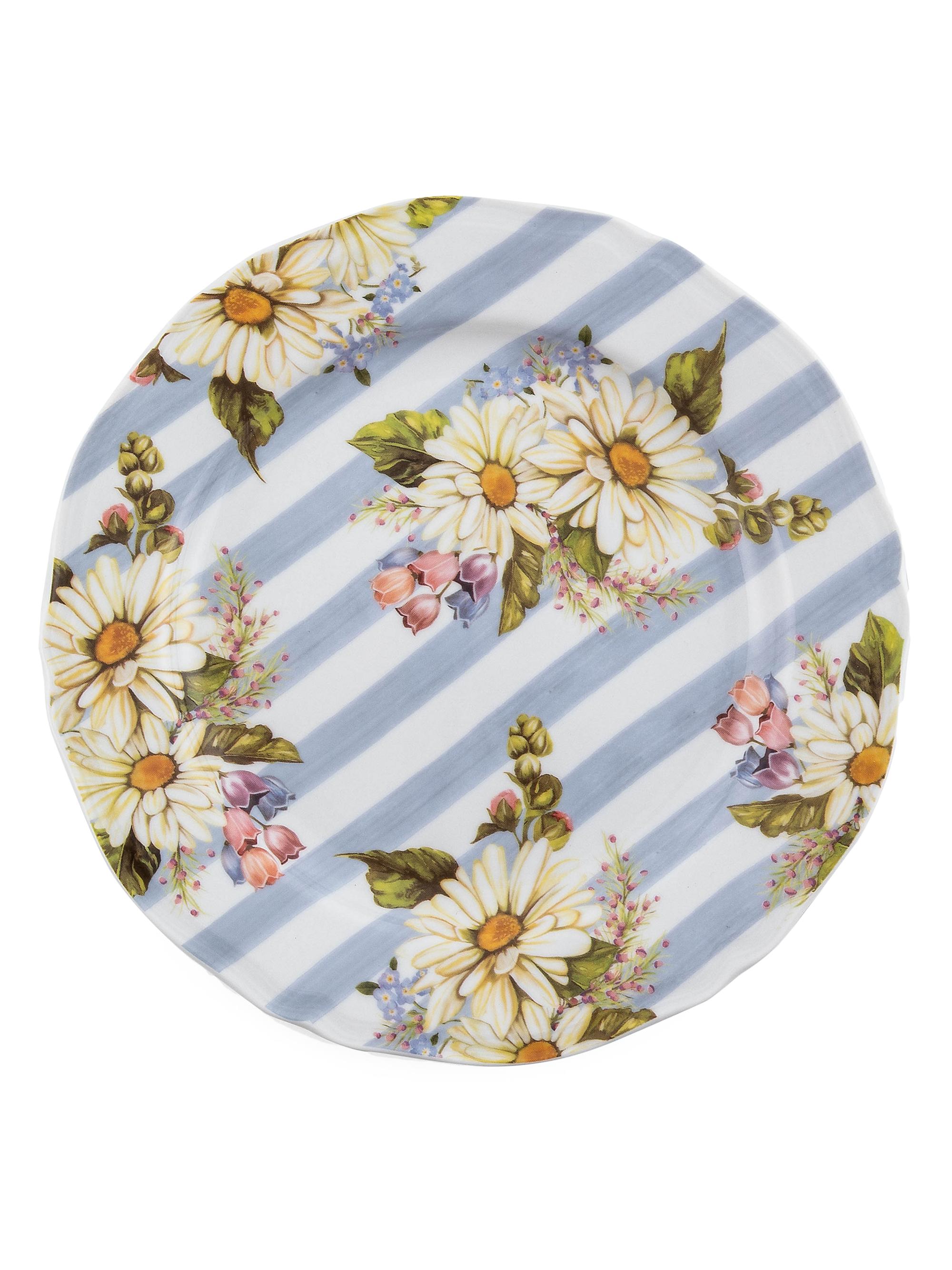 MacKenzie-Childs Wildflowers Dinner Plate