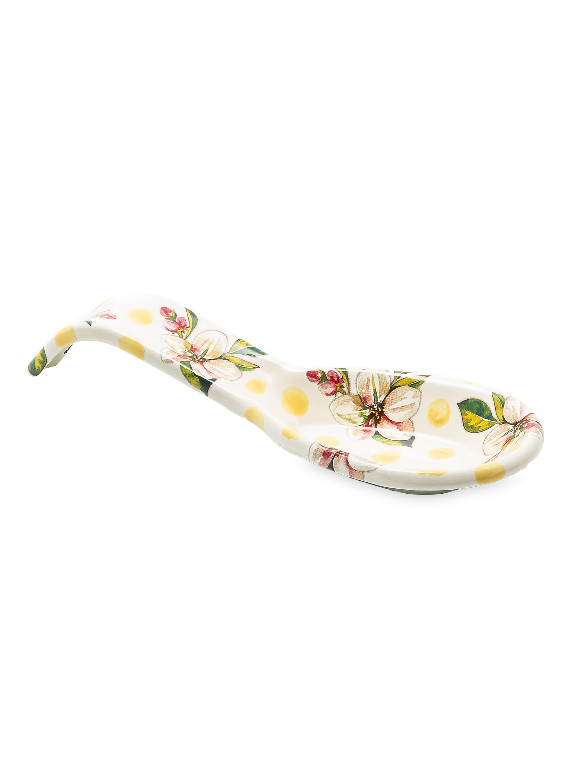 MacKenzie-Childs Wildflowers Enamel Spoon Rest
