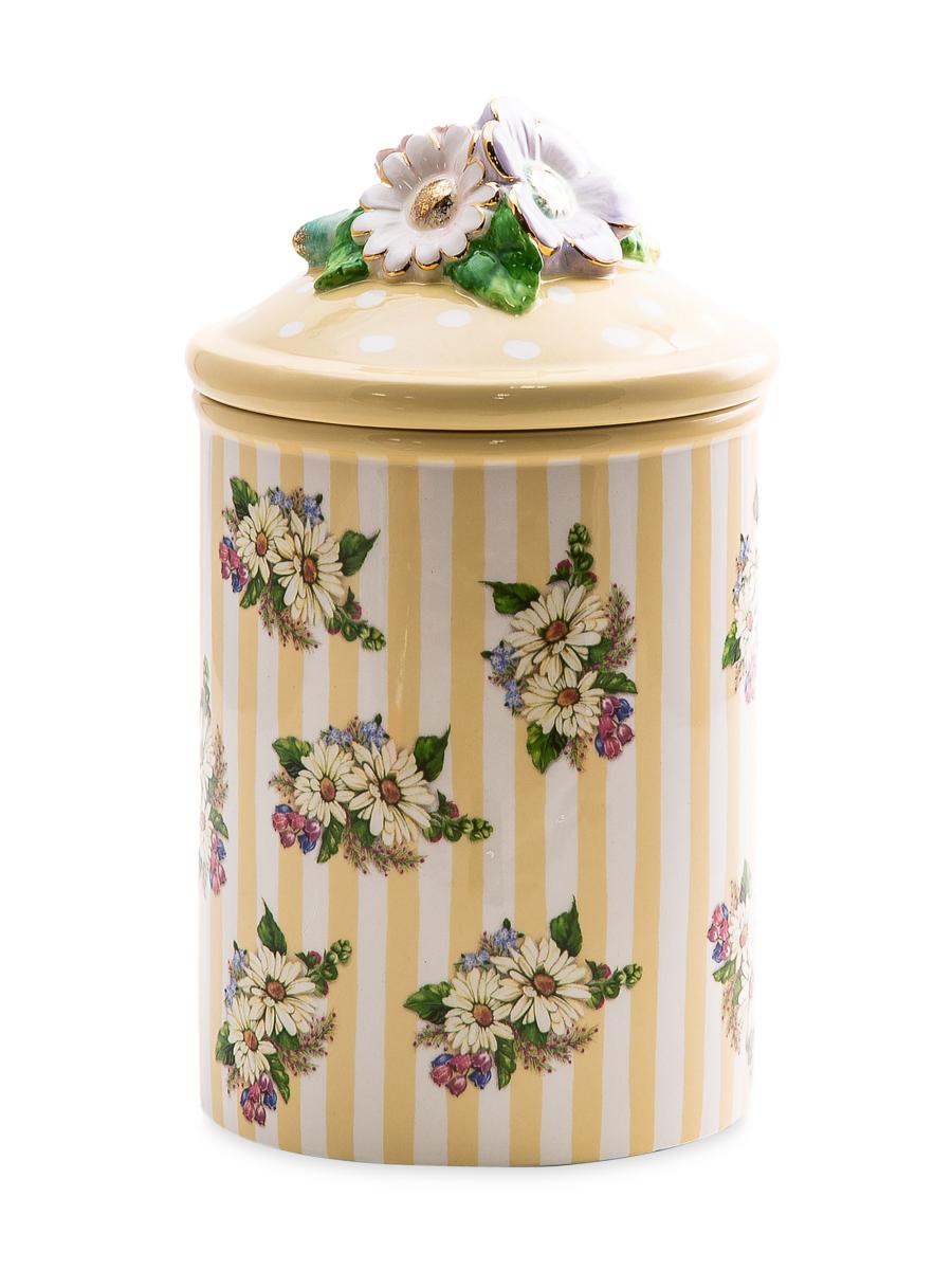 MacKenzie-Childs Wildflowers Large Canister | Saks Fifth Avenue