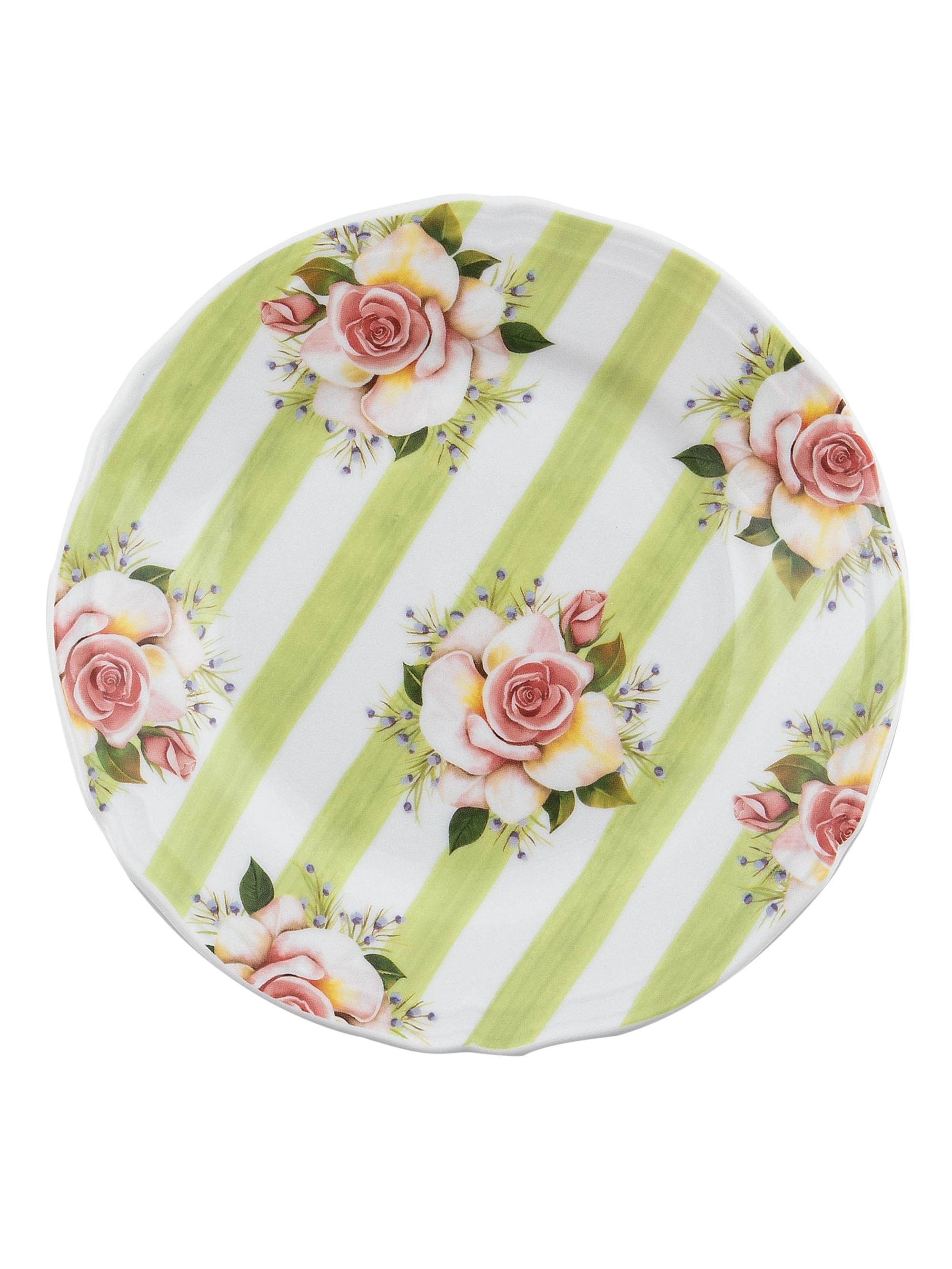 MacKenzie-Childs Wildflowers Dessert Plate