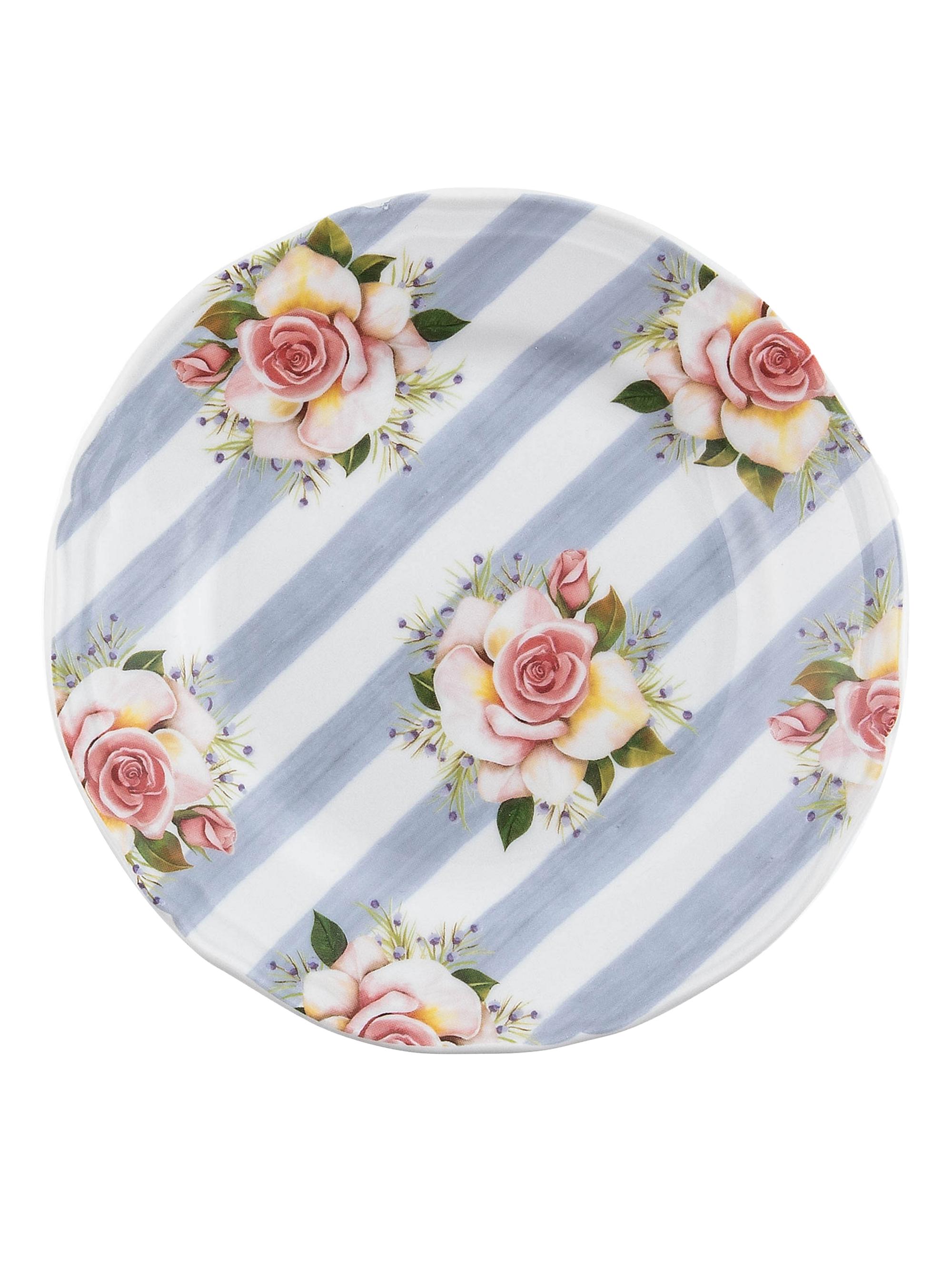 MacKenzie-Childs Wildflowers Dessert Plate