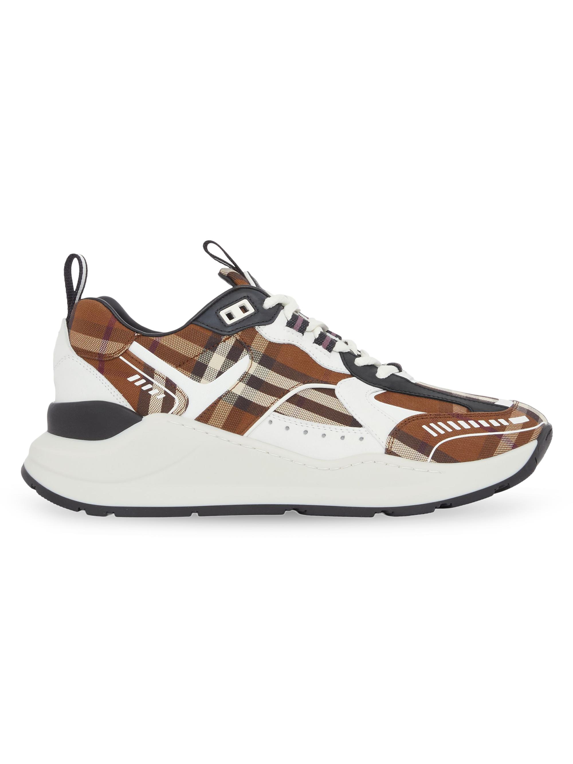 Burberry Sean Signature Plaid Sneakers | Saks Fifth Avenue display picture 3