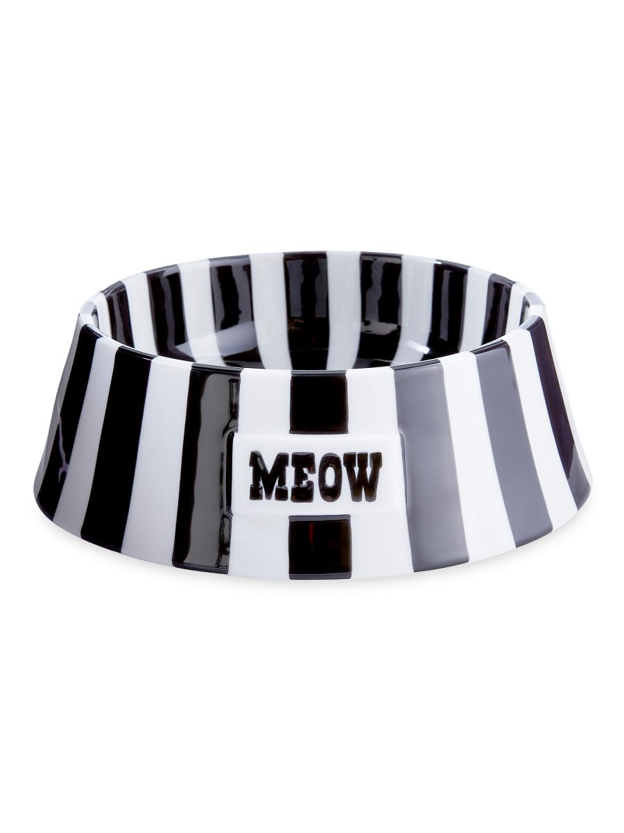 Jonathan Adler Vice Meow Pet Bowl | Saks Fifth Avenue