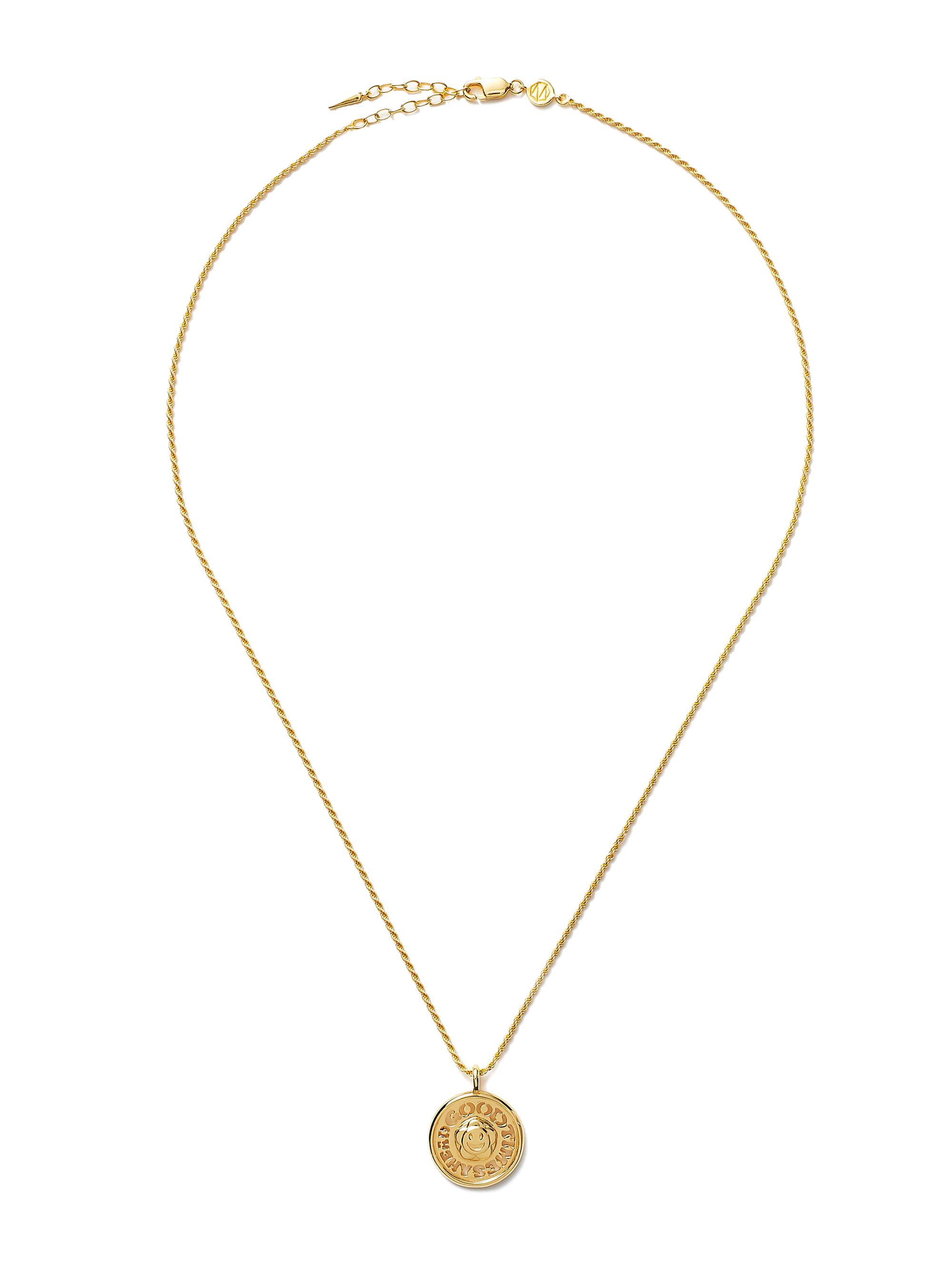 Missoma Women's Flower Power Sunshine 18K-Gold-Plated & 18K Gold-Vermeil Medallion Necklace - Yellow Gold