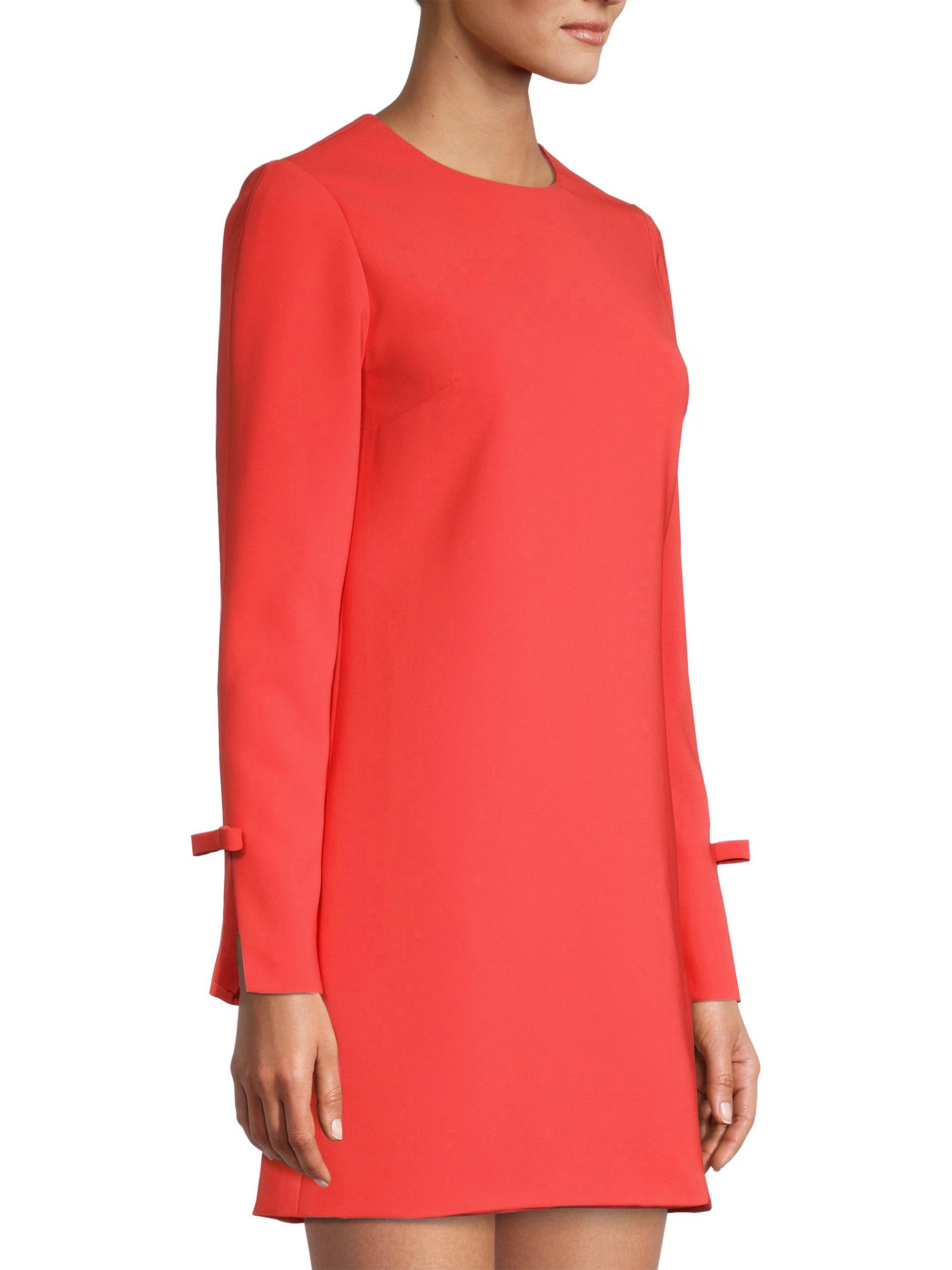 SACHIN BABI Women's Lily Long-Sleeve Shift Dress - Chili Red - Size 6