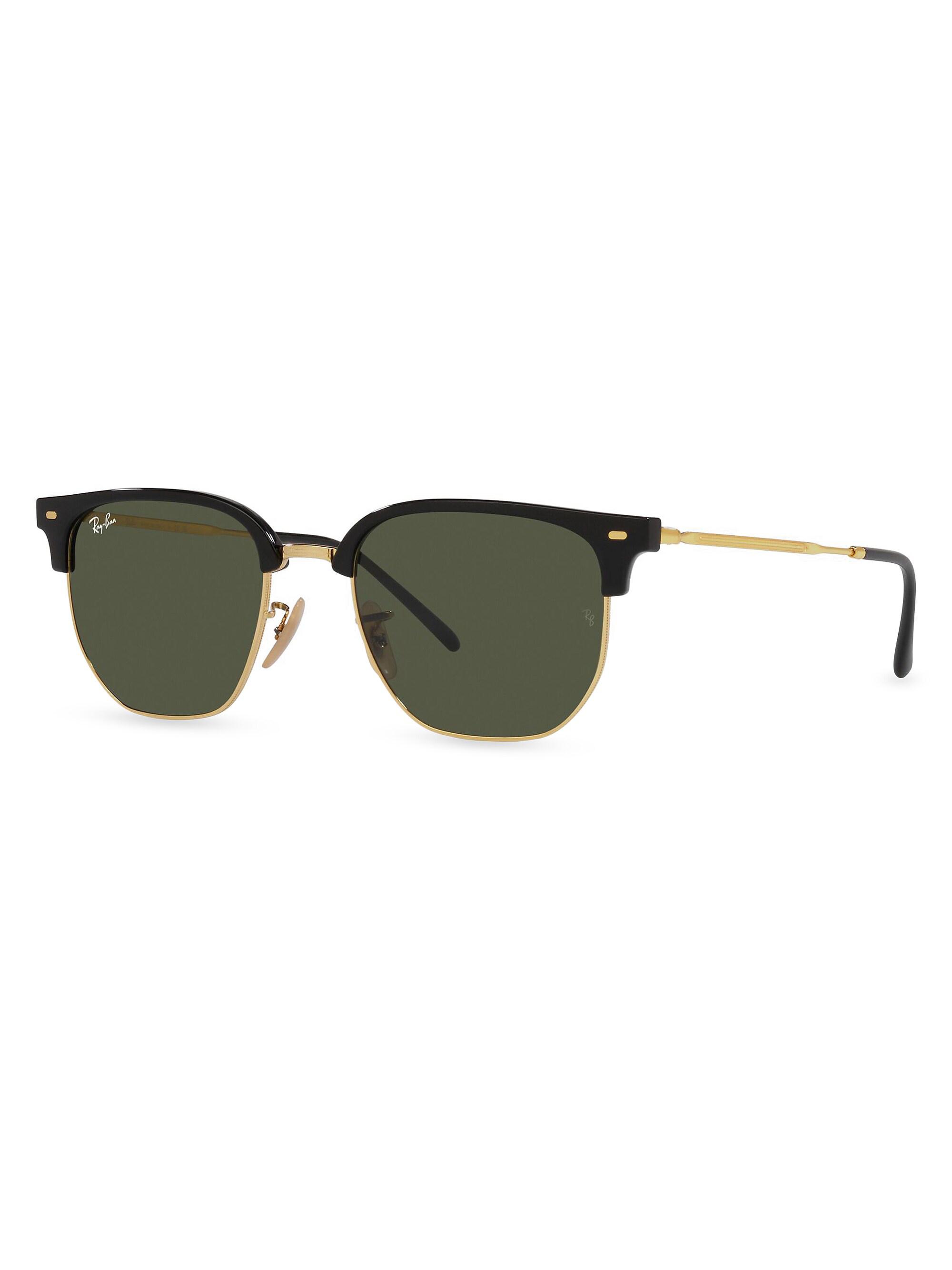 Ray-Ban Men's RB4416 59MM Round Sunglasses - Black
