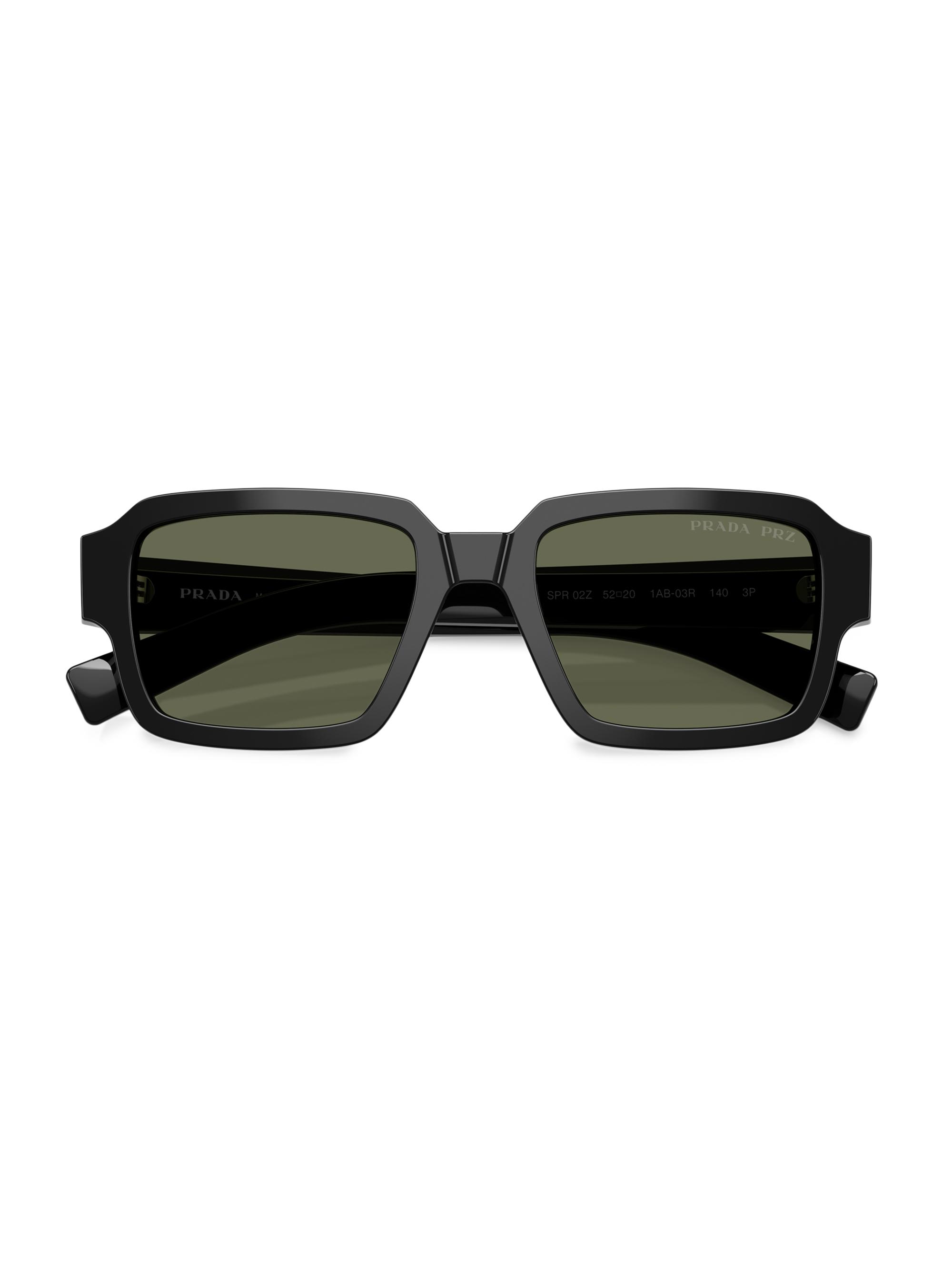 PRADA SPR 52S ブラック サングラス Prada 52MM Transparent Acetate Sunglasses | Saks Fifth Avenue