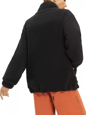 Shop UGG Raquelle Logo Sherpa Jacket | Saks Fifth Avenue 