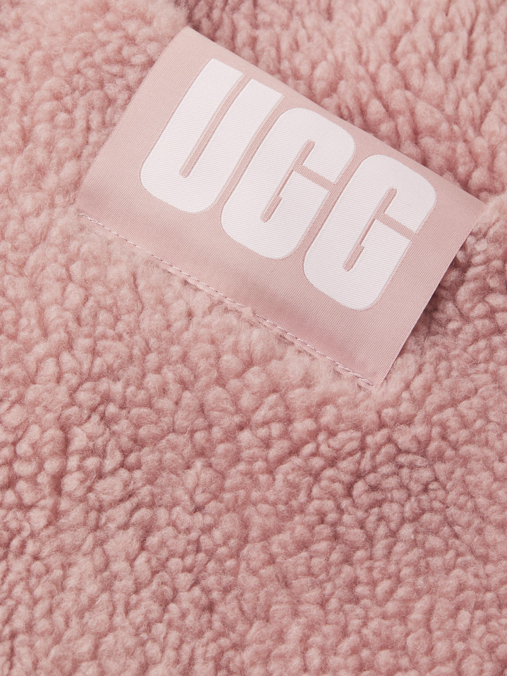 Shop UGG Raquelle Logo Sherpa Jacket | Saks Fifth Avenue 