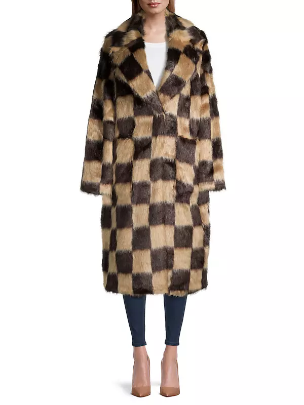 Shop UGG Avaline Faux Fur Coat Novelty | Saks Fifth Avenue