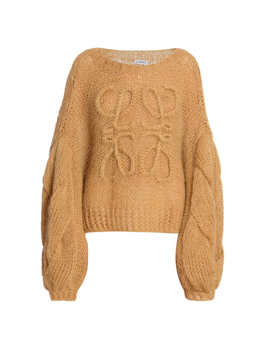 【送料&関税込】Loewe Maglieria Grey Wool sweater oversized loewe - SchaferandweinerShops