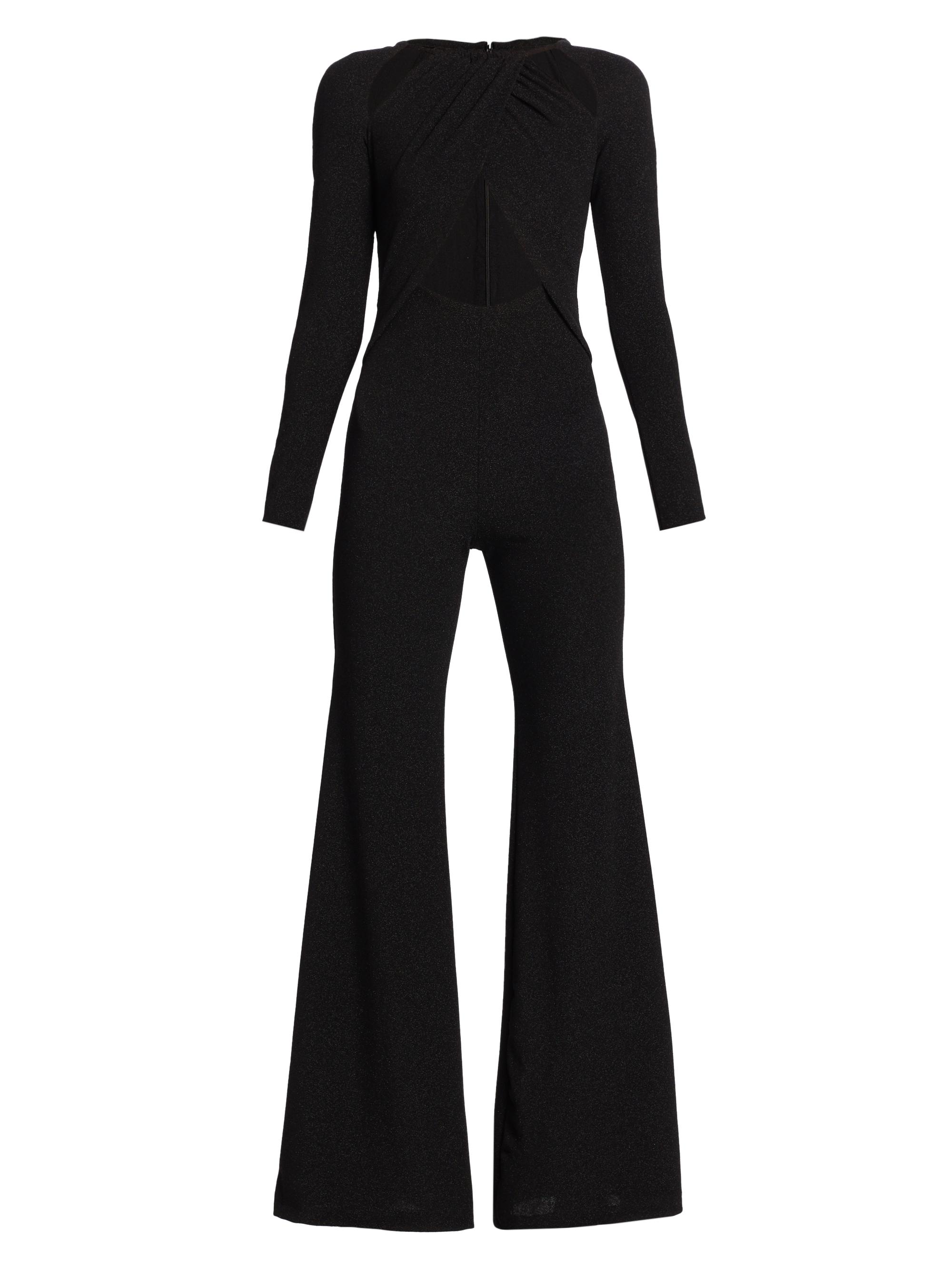 Michael Costello Collection Women's Hannah Cut-Out Jumpsuit - Black