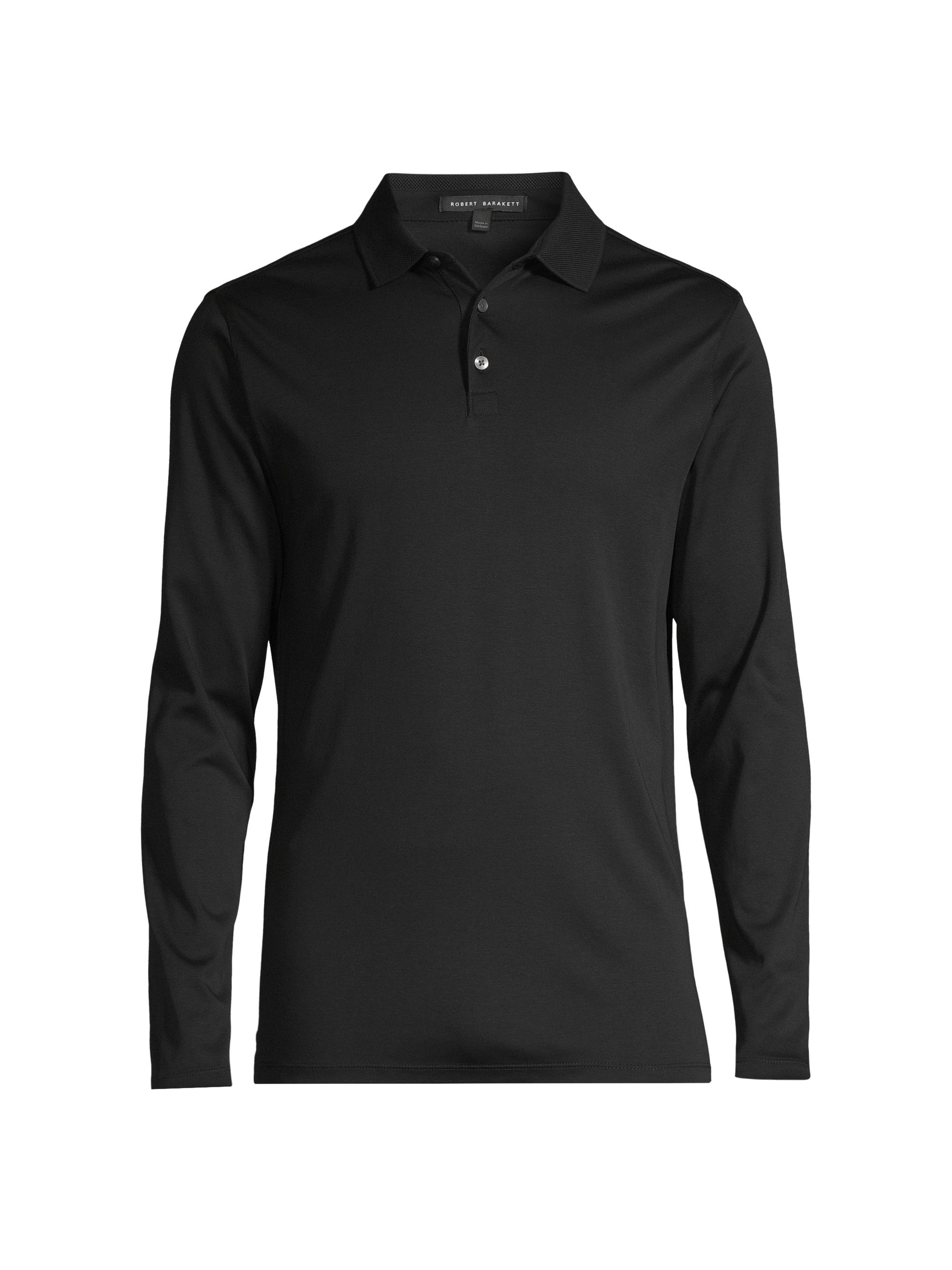 Robert Barakett Men's Georgia Polo Shirt - Black