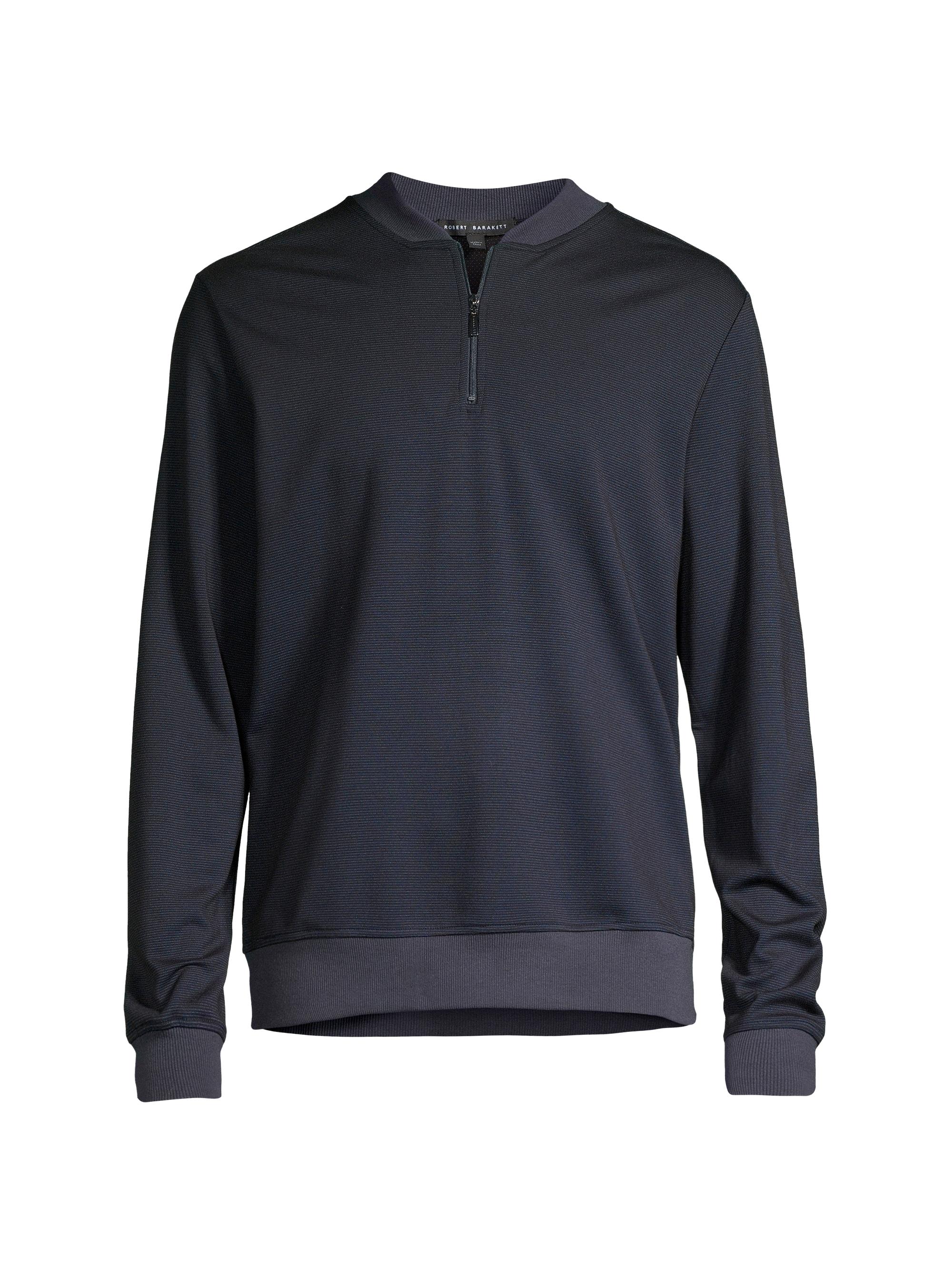 Robert Barakett Men's Jamestown Quarter-Zip Sweater - Navy