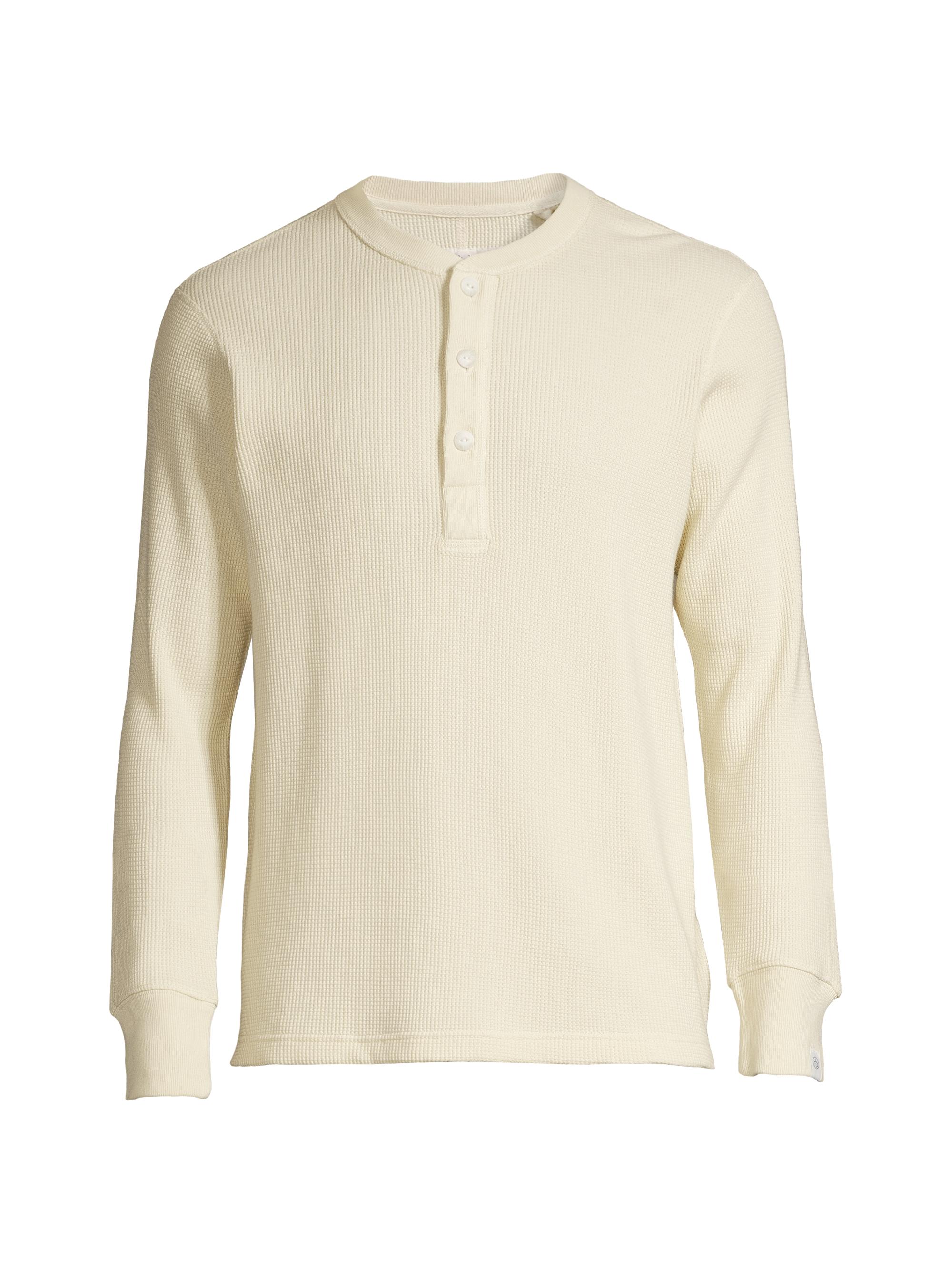 rag & bone Men's Waffle Henley Shirt -