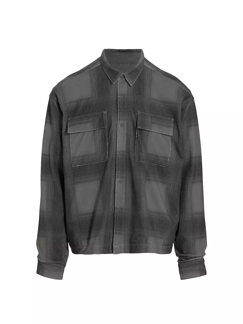 Shop Stampd Cropped Plaid Button-Up Shirt | Saks Fifth Avenue