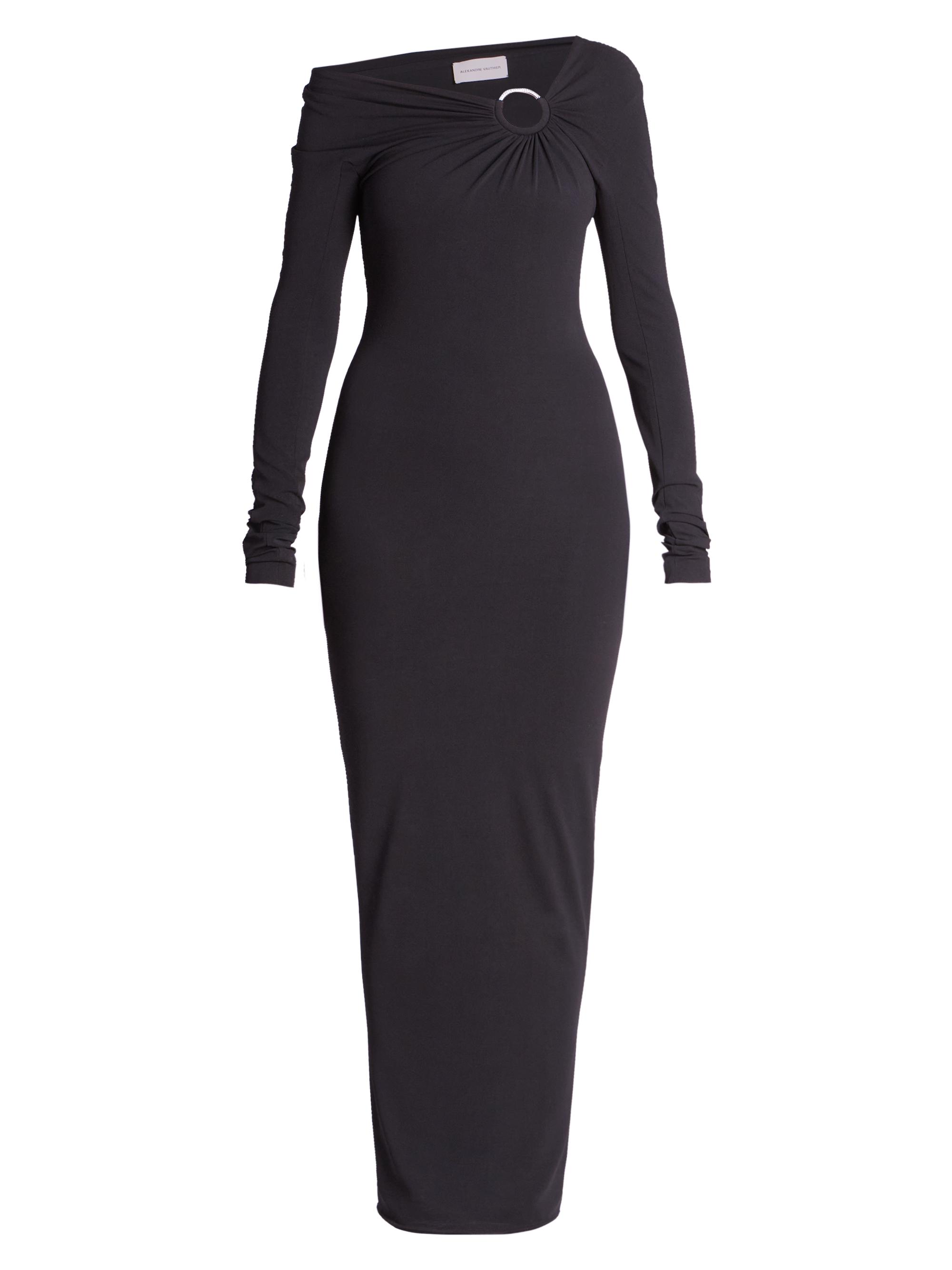 Alexandre Vauthier Embellished Jersey Off-The-Shoulder Dress | Saks Fifth  Avenue