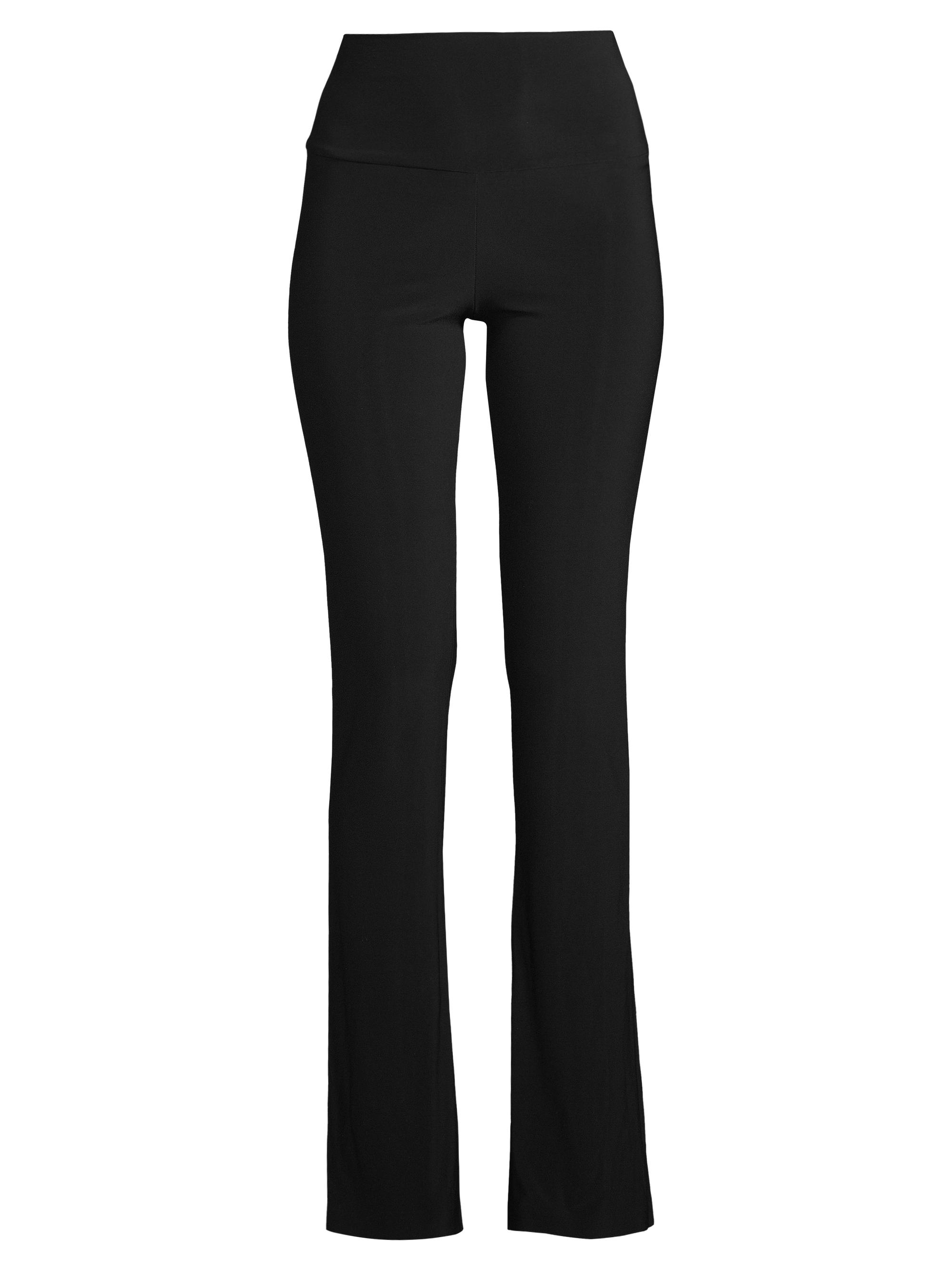 Norma Kamali High-Rise Straight-Leg Pants | Saks Fifth Avenue