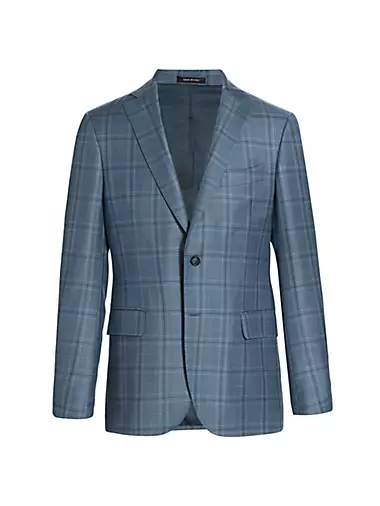 COLLECTION Tonal Plaid Wool Sportcoat