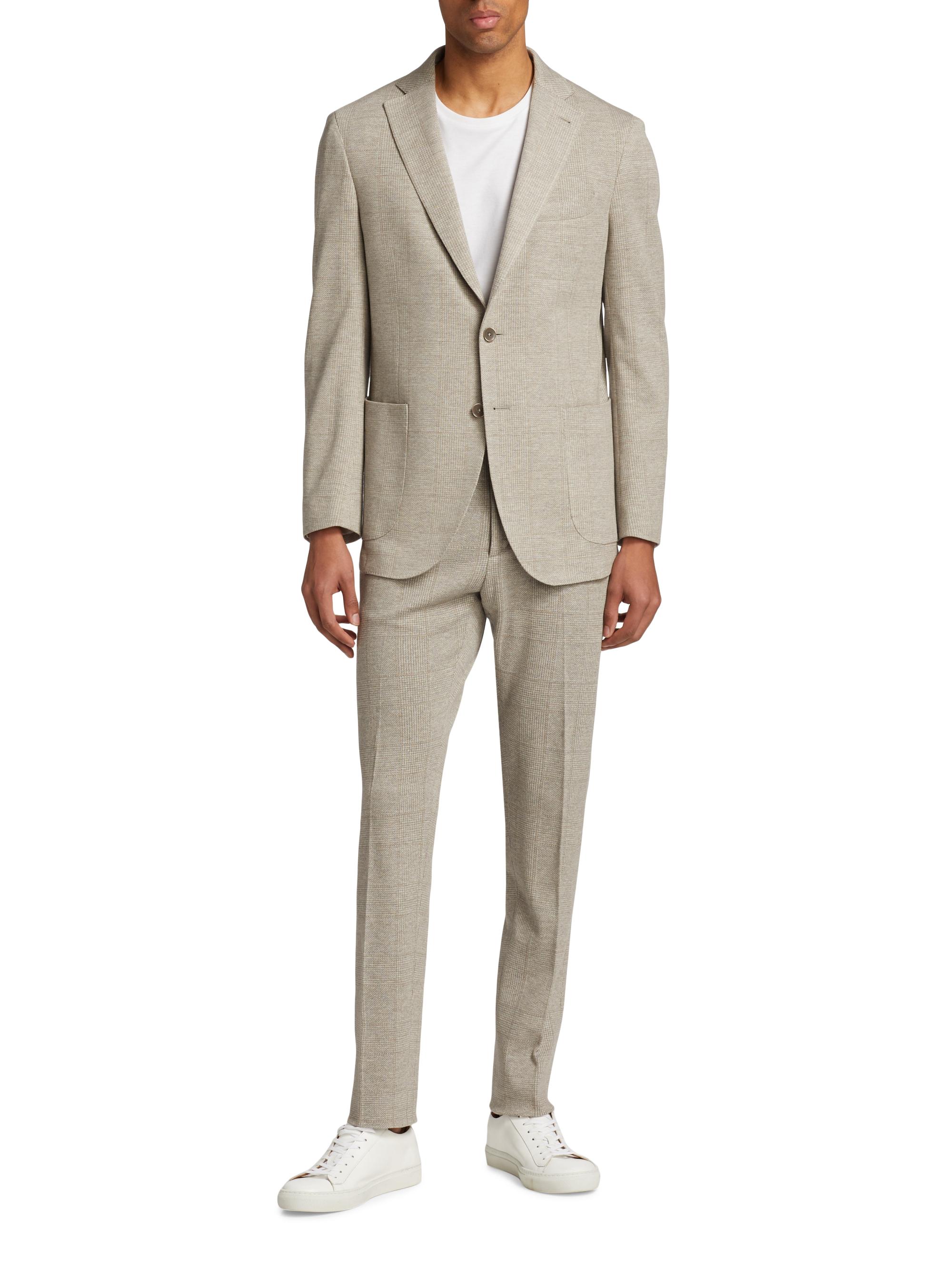 Saks Fifth Avenue COLLECTION Wool & Cotton-Blend Suit | Saks Fifth