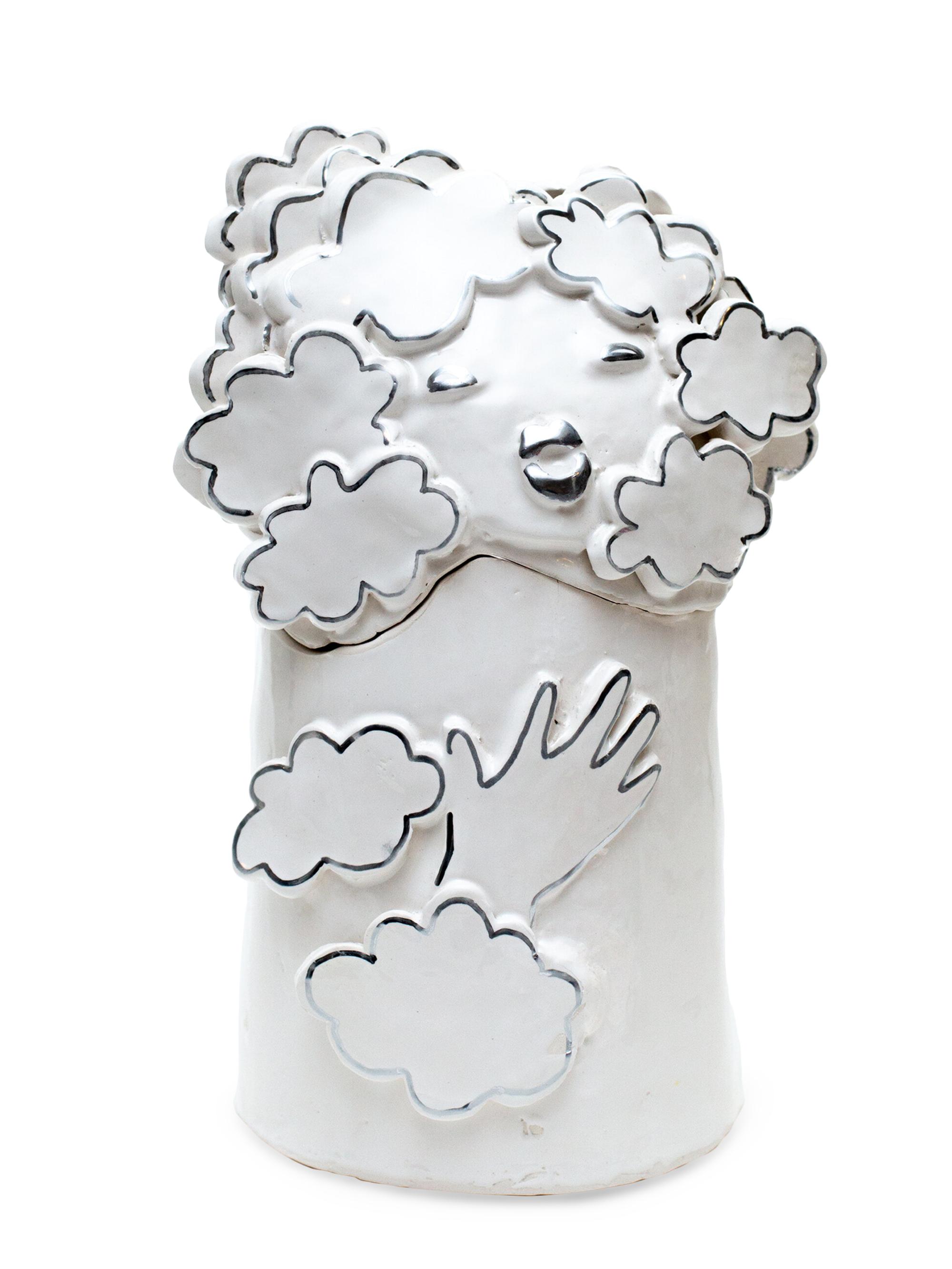 Hazy Mae The Daydreamer Cookie Jar - White