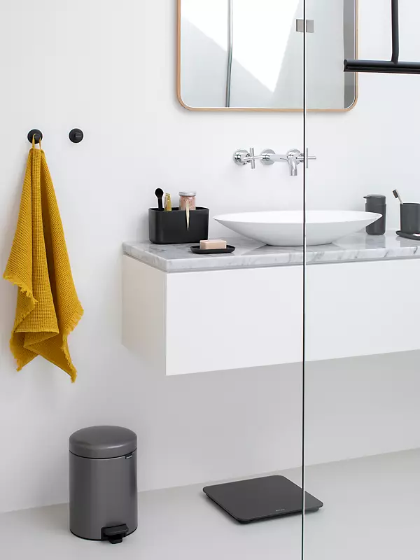 3pc Bathroom Accessory Set Black - Allure Home Creations