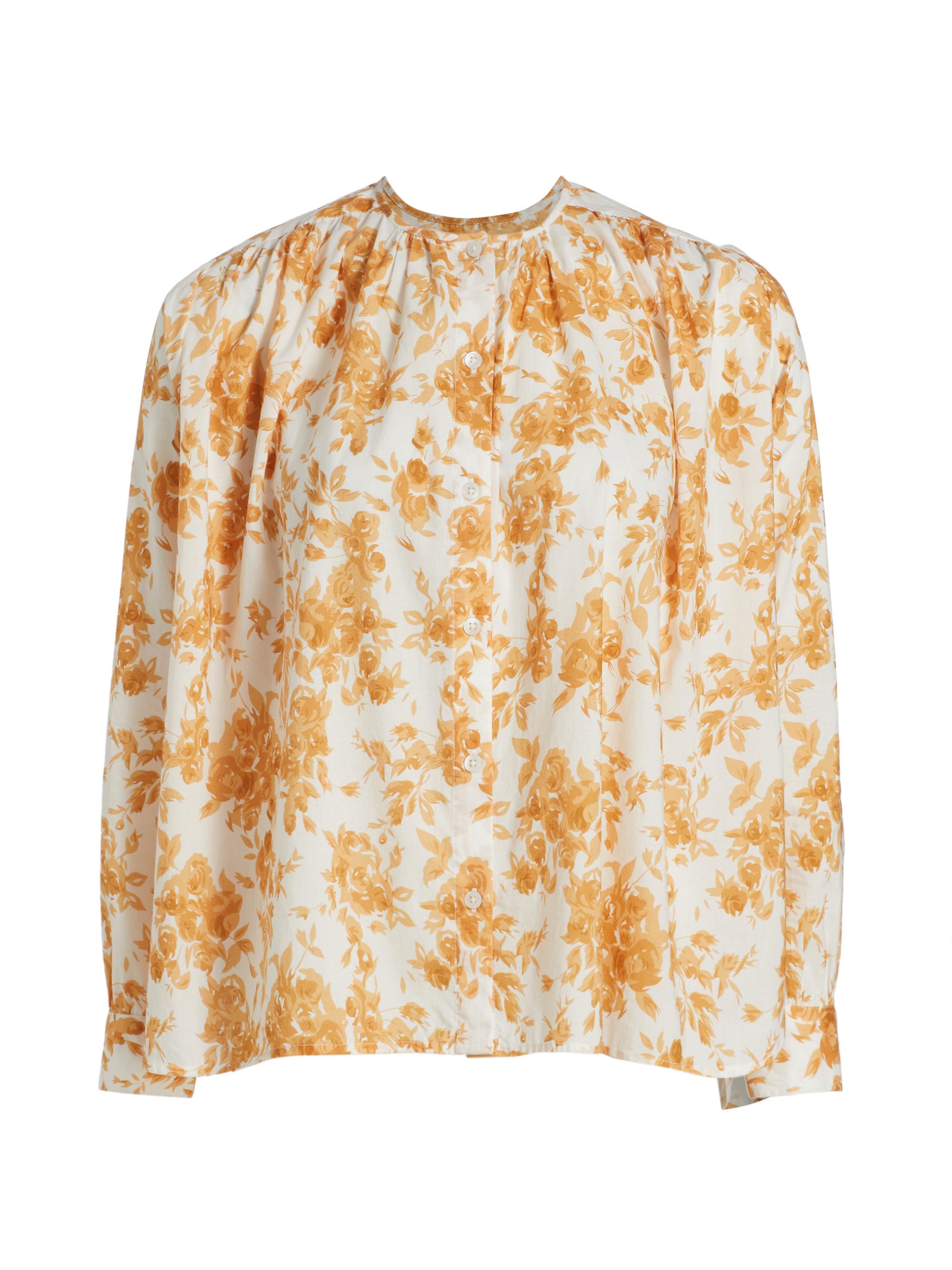 Mille Women's Florian Cotton Gauze Top - Buttercup