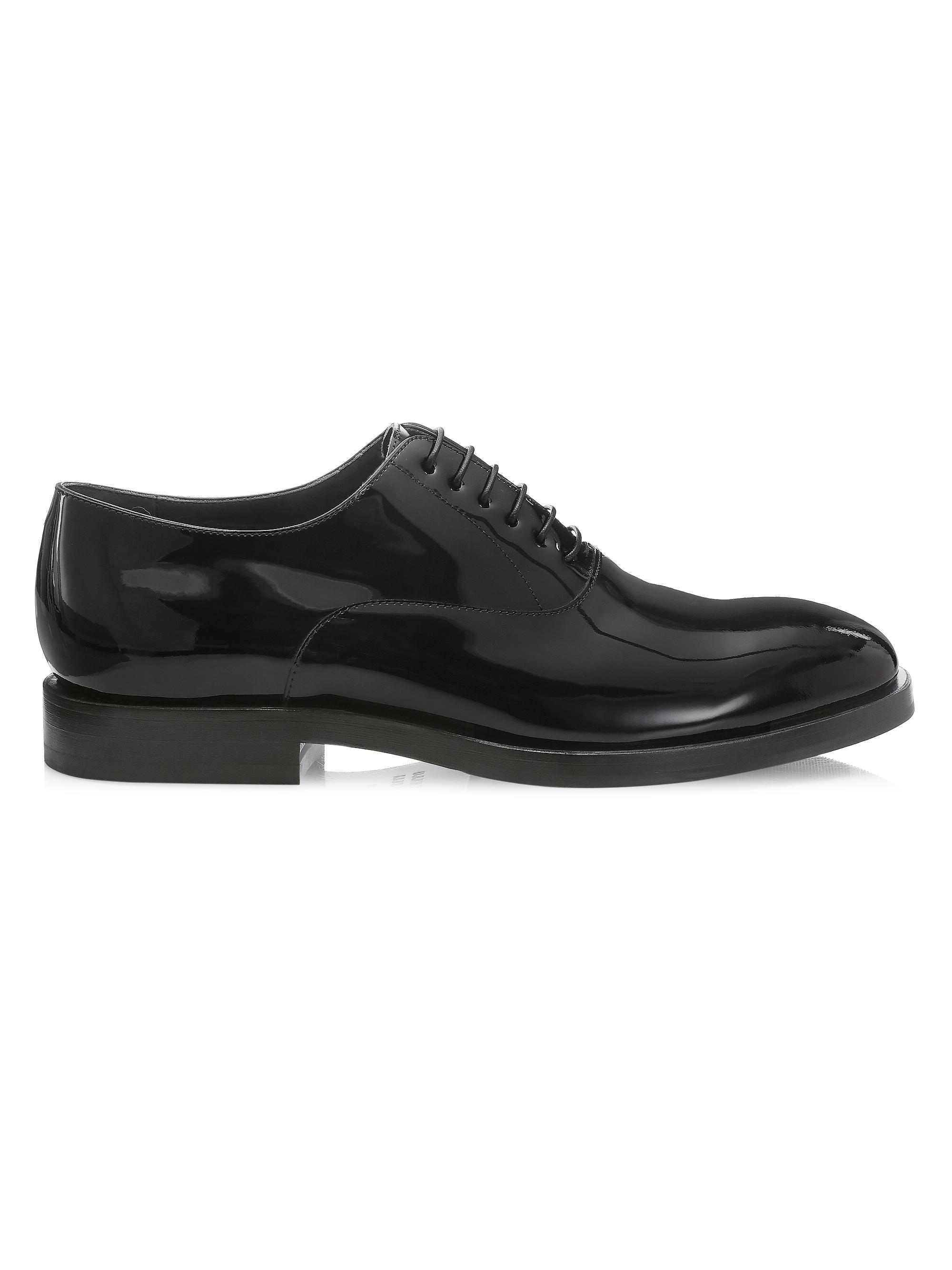 Prada Brushed Leather Lace-Up Shoes | Saks Fifth Avenue
