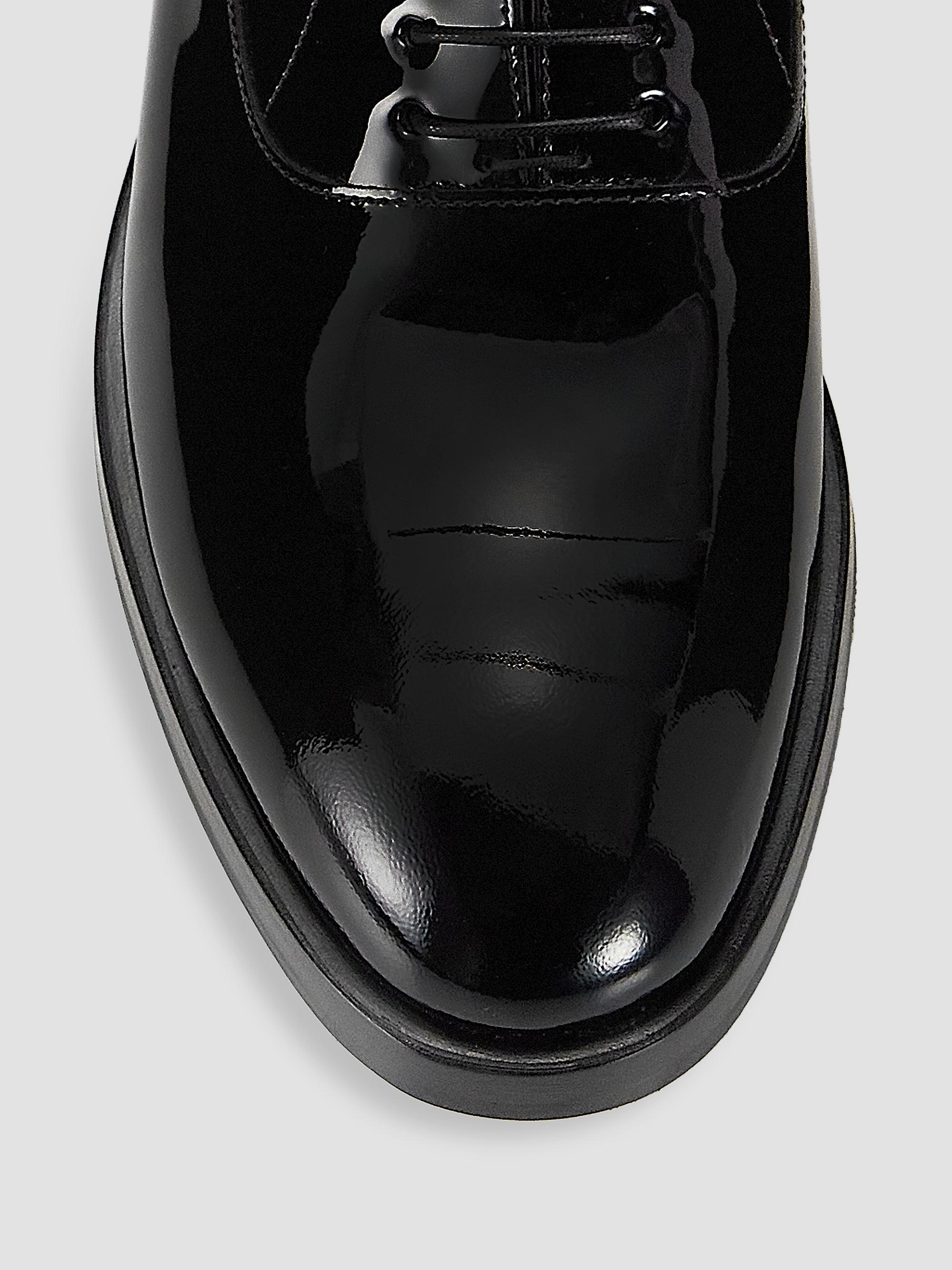 Saks Fifth Avenue Black Patent Leather Tuxedo Loafers Size 9 M Formal Dress Brunello Cucinelli Patent Leather Tuxedo Shoes | Saks Fifth  main image 3