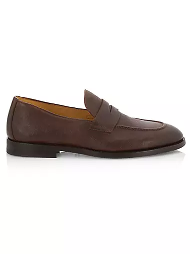 Leather Flex Penny Loafers