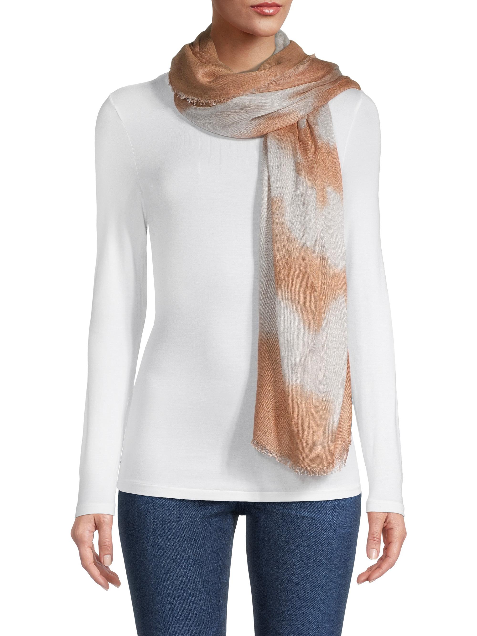 Saks Fifth Avenue Women's COLLECTION Woven Hand-Dyed Scarf - Canyon