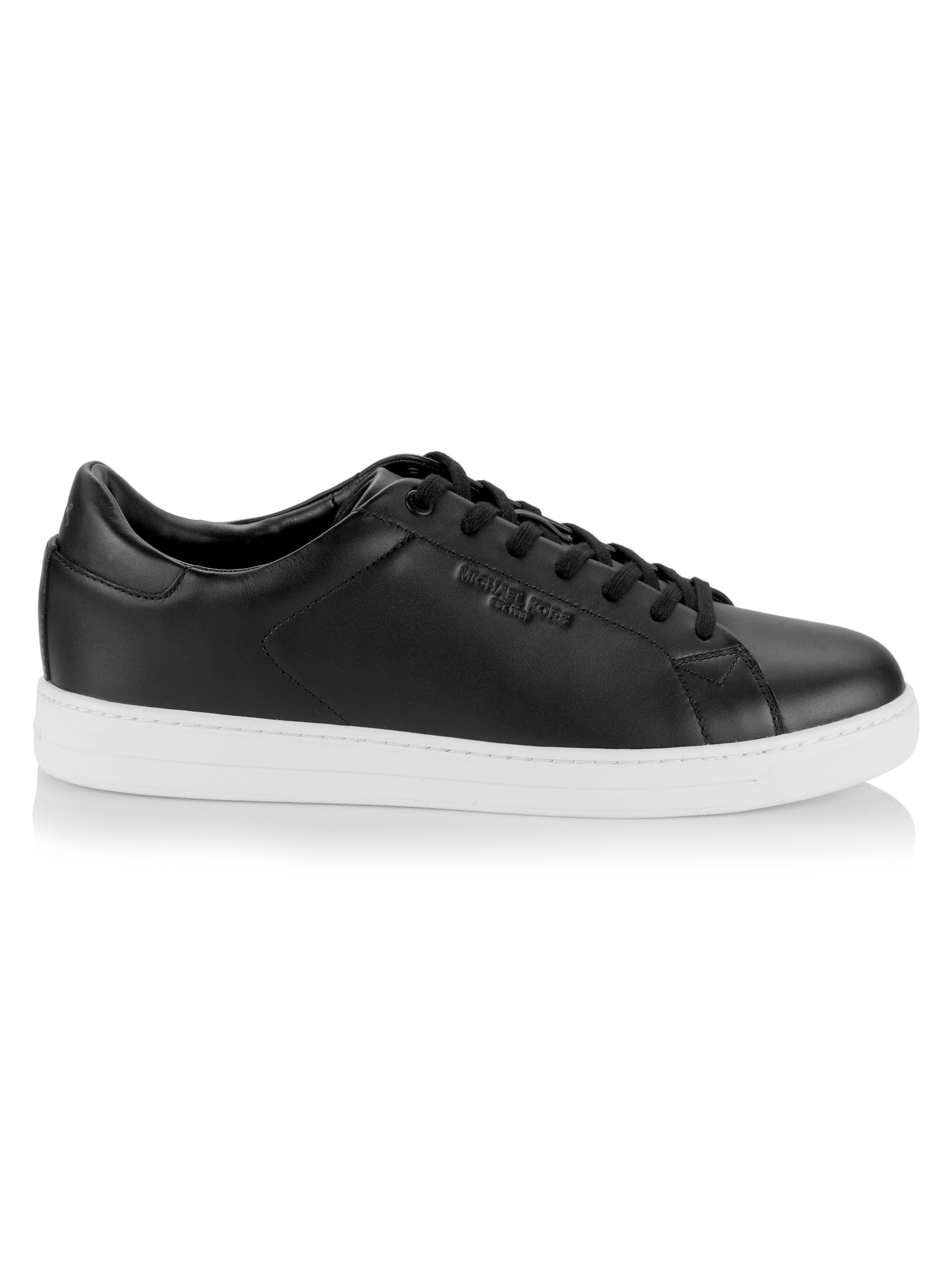 Michael Kors Nate Lace-Up Leather Sneakers | Saks Fifth Avenue display picture 1