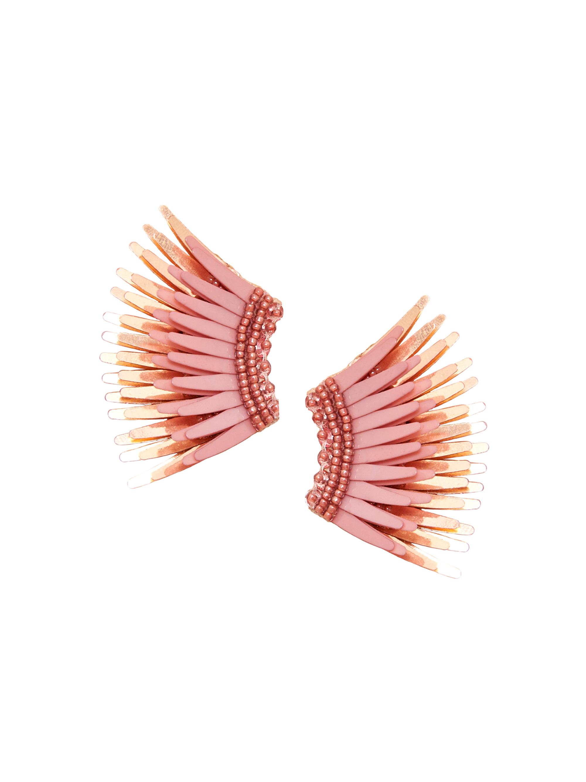 Mignonne Gavigan Women's Madeline Rose-Goldtone & Mixed-Media Mini Wing Earrings - Blush