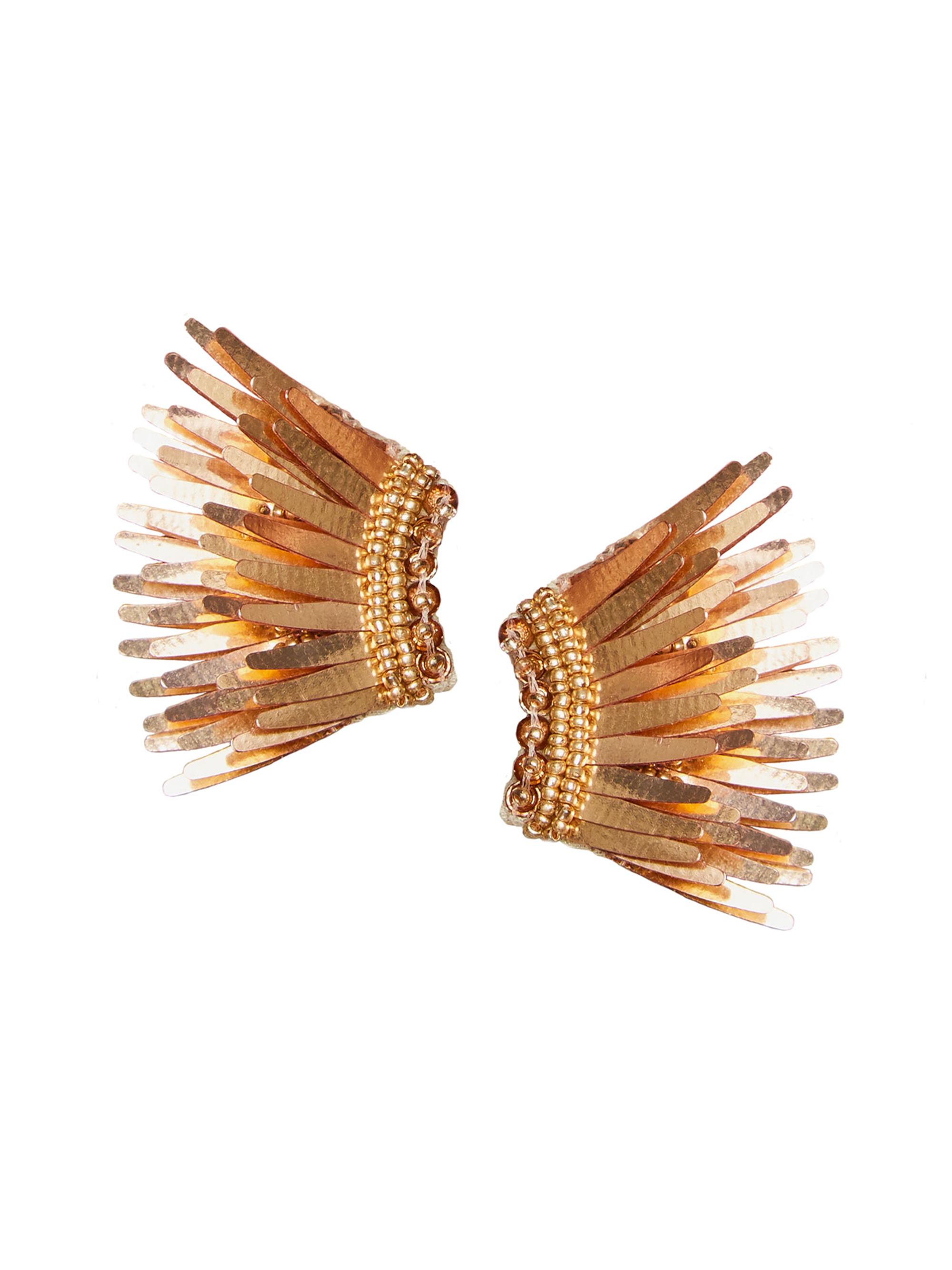 Mignonne Gavigan Women's Madeline Rose-Goldtone & Mixed-Media Mini Wing Earrings - Rose Gold