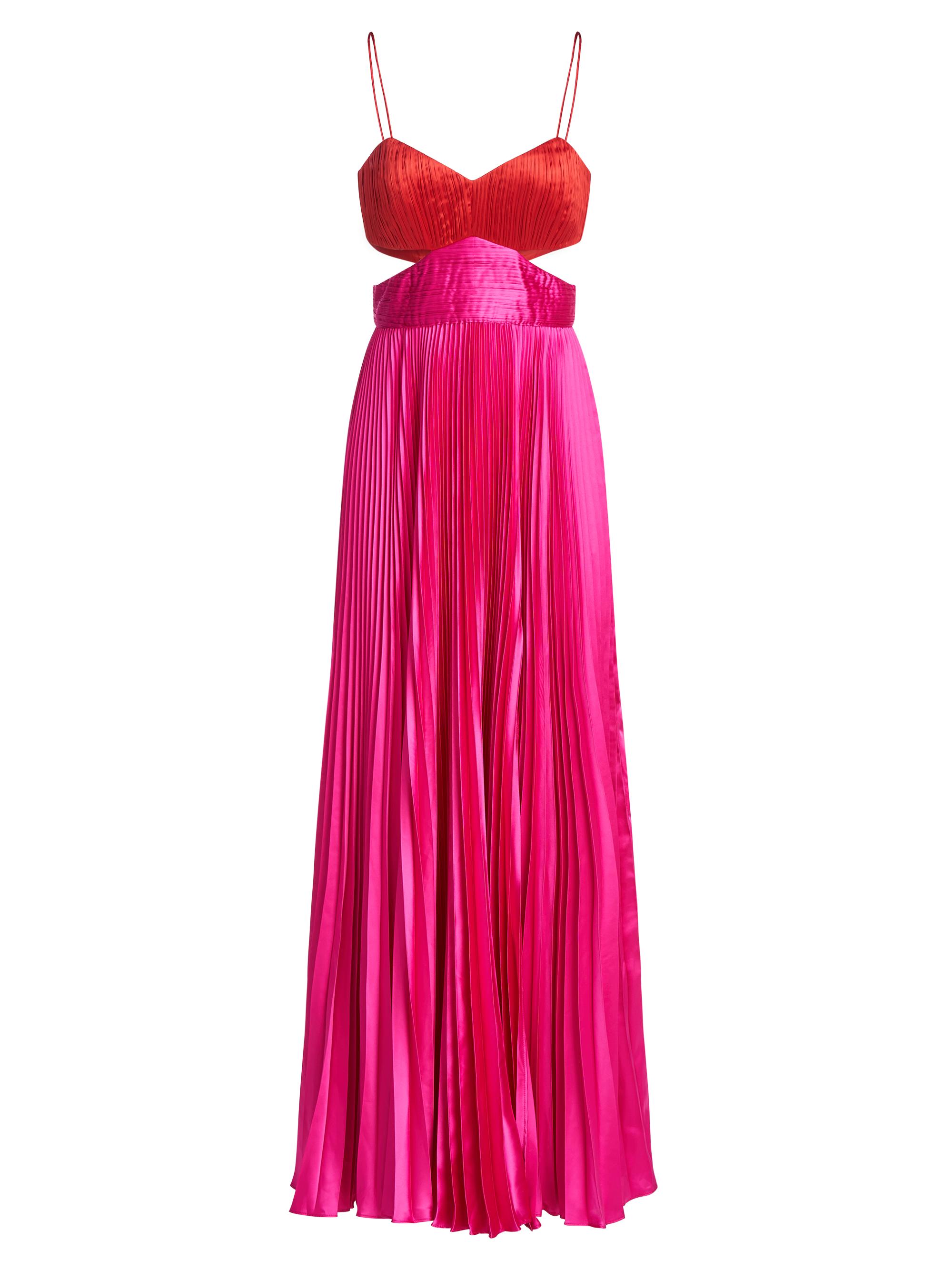 Acler Fixby Floral Pleated Minidress | Saks Fifth Avenue