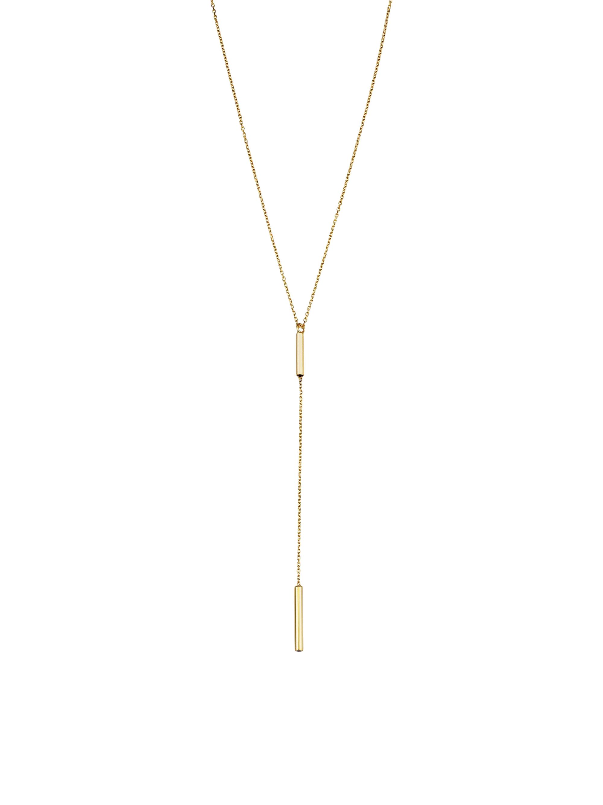 Oradina Women's 14K Yellow Gold Vicenza Single Drop Necklace - Yellow Gold