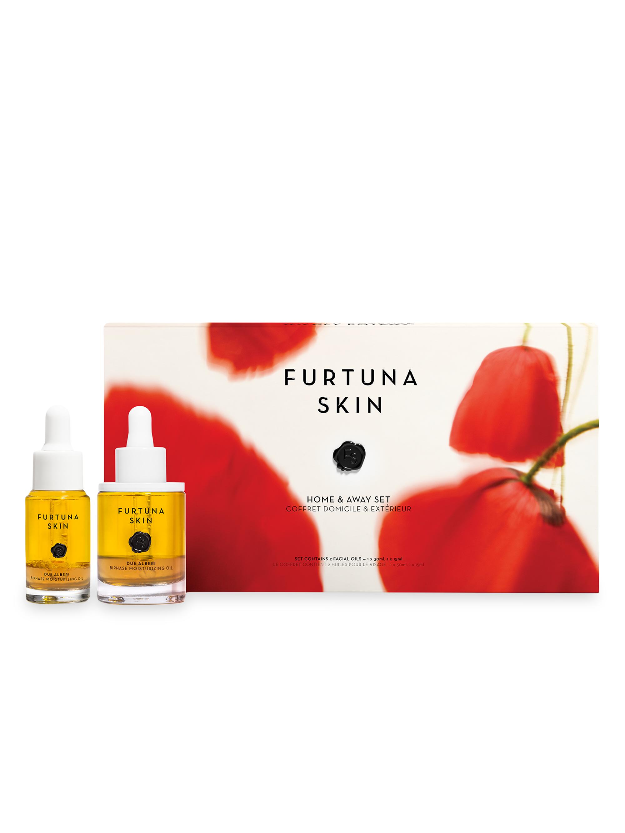 Furtuna Skin Women's Home & Away 2-Piece Bi-Phase Moisturizing Oil Set