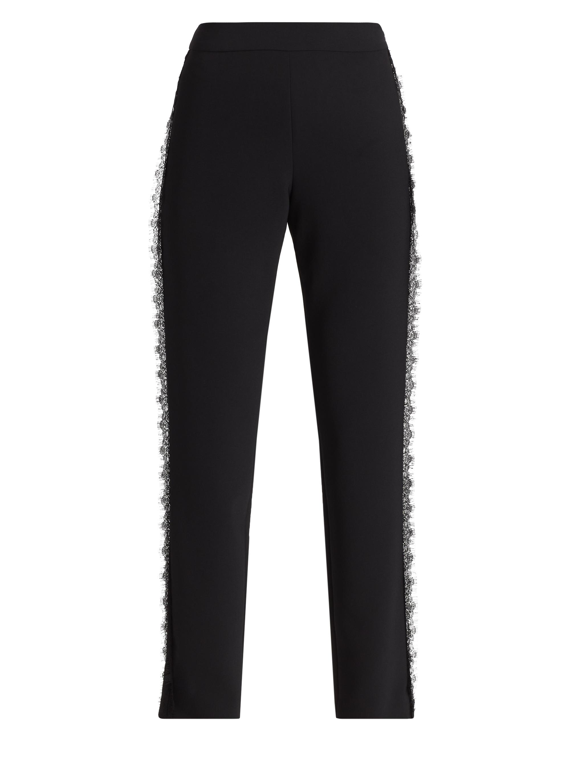 Prabal Gurung Women's Stretch-Crepe Stovepipe Trousers - Black